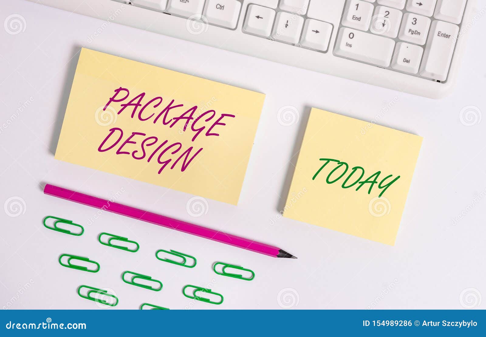 Writing Note Showing Package Design. Business Photo Showcasing