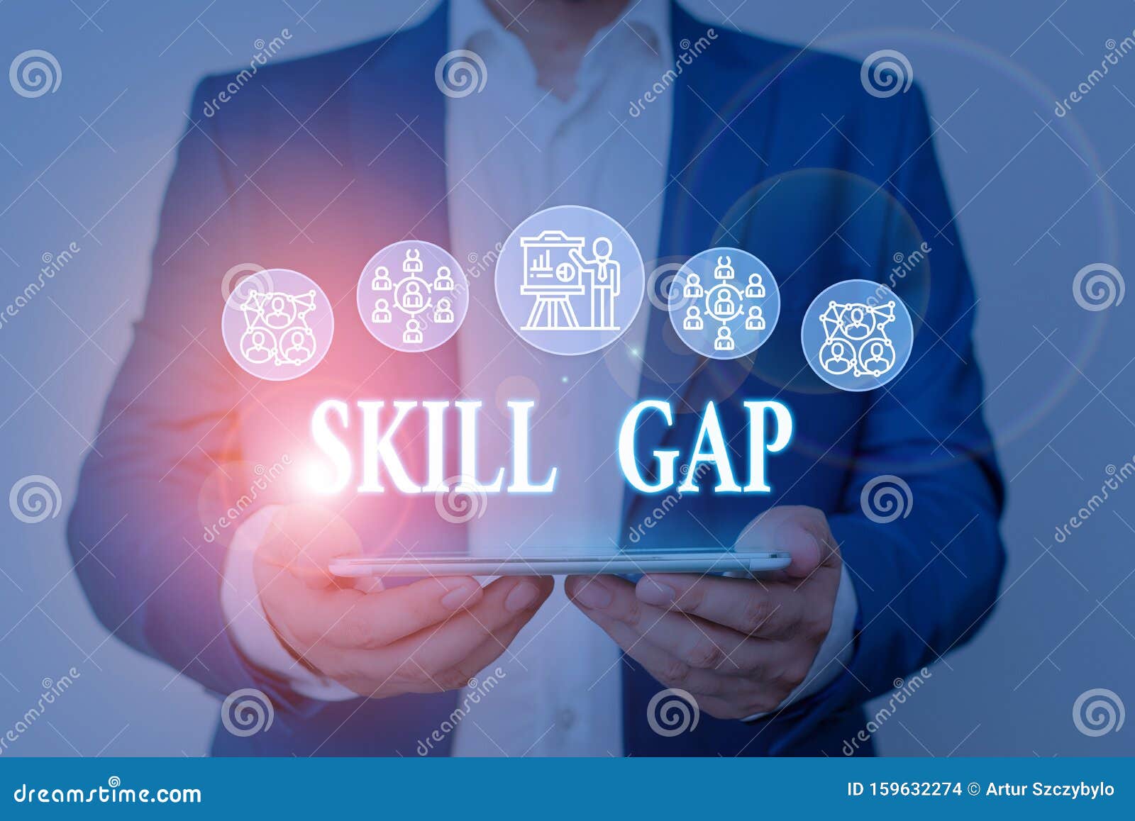 writing note showing skill gap. business photo showcasing refering to a demonstrating s is weakness or limitation of