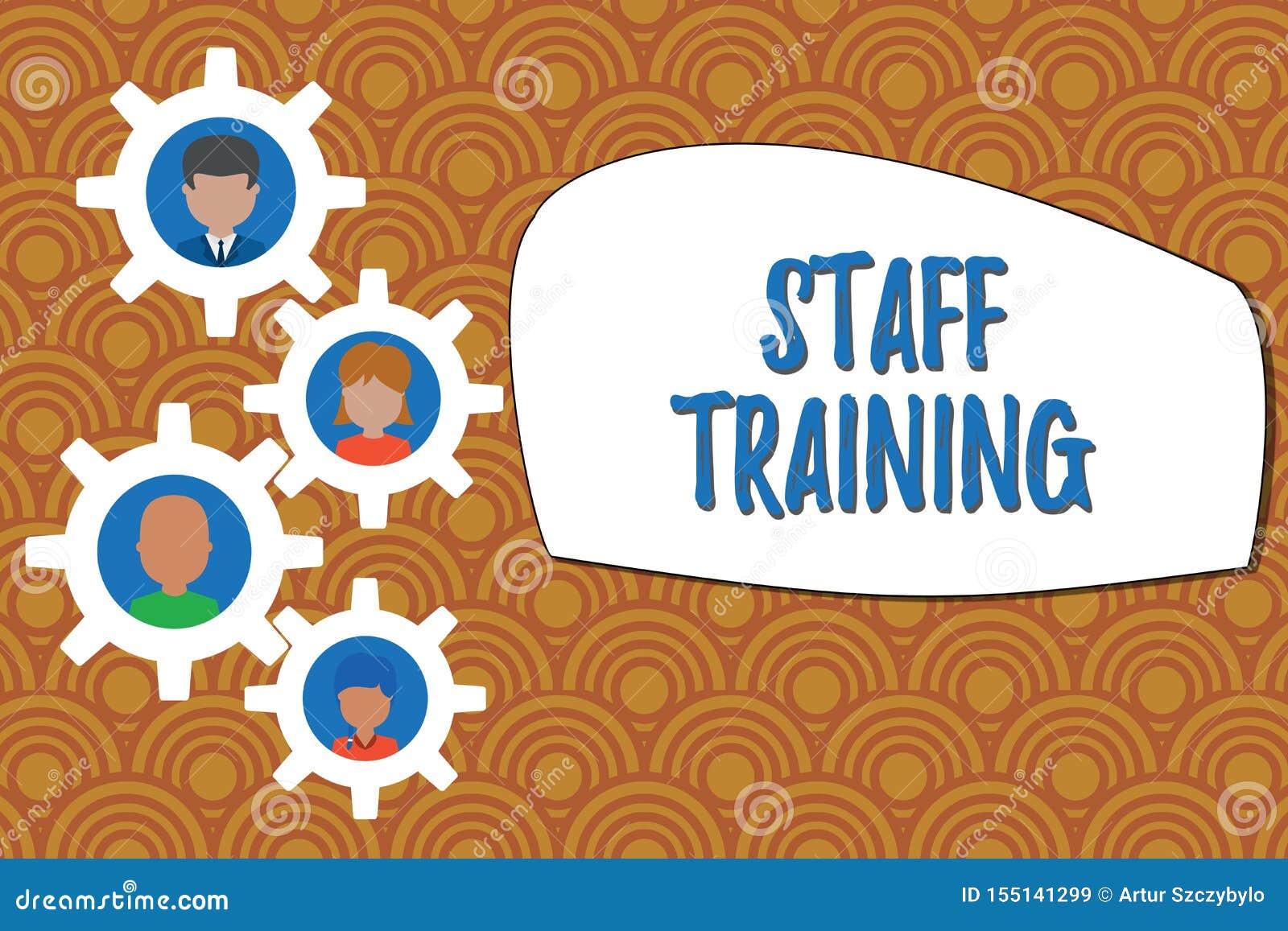 Writing Note Showing Staff Training. Business Photo Showcasing a