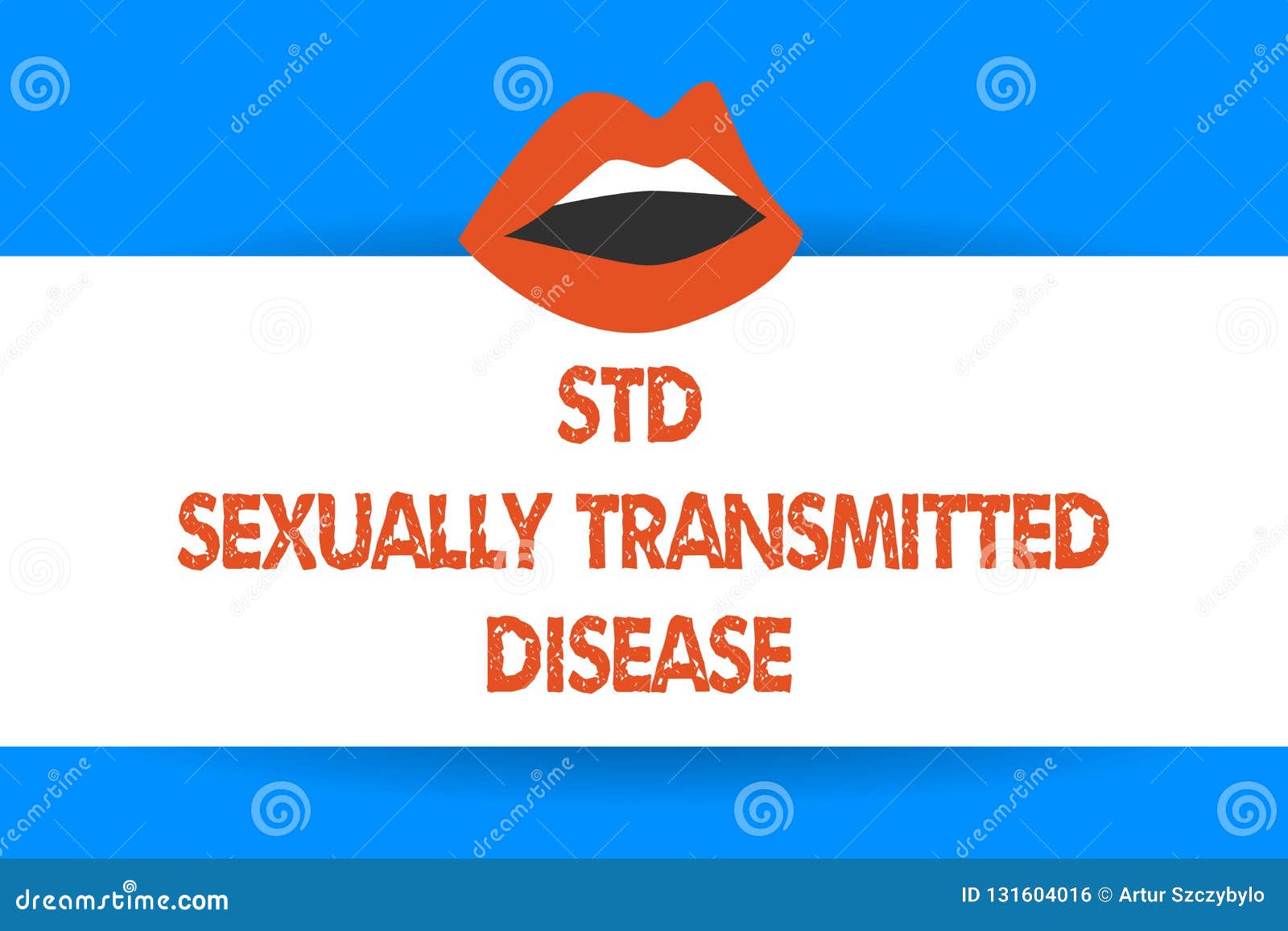 Writing Note Showing Std Sexually Transmitted Disease Business Photo