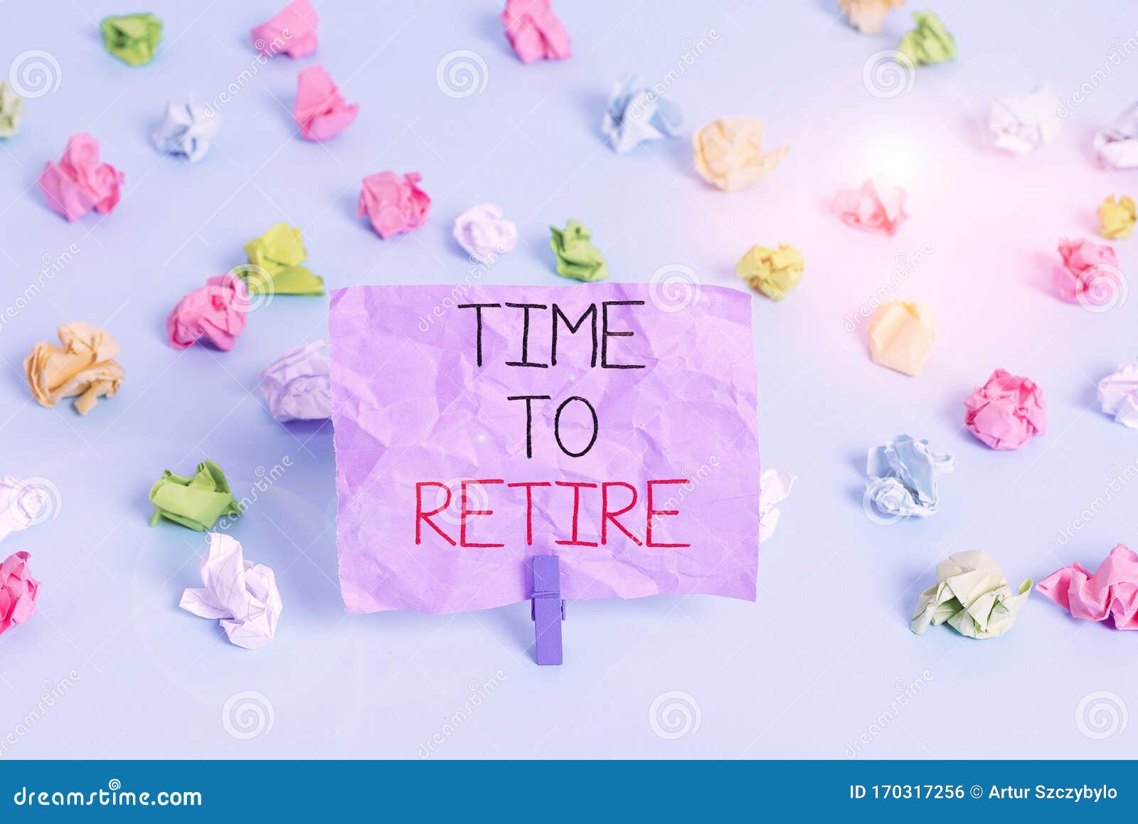 Writing note showing Time To Retire. Business concept for Take the pensioner status stop working in elderly old enough Businessman in blue suite stand Stock Photo - Alamy