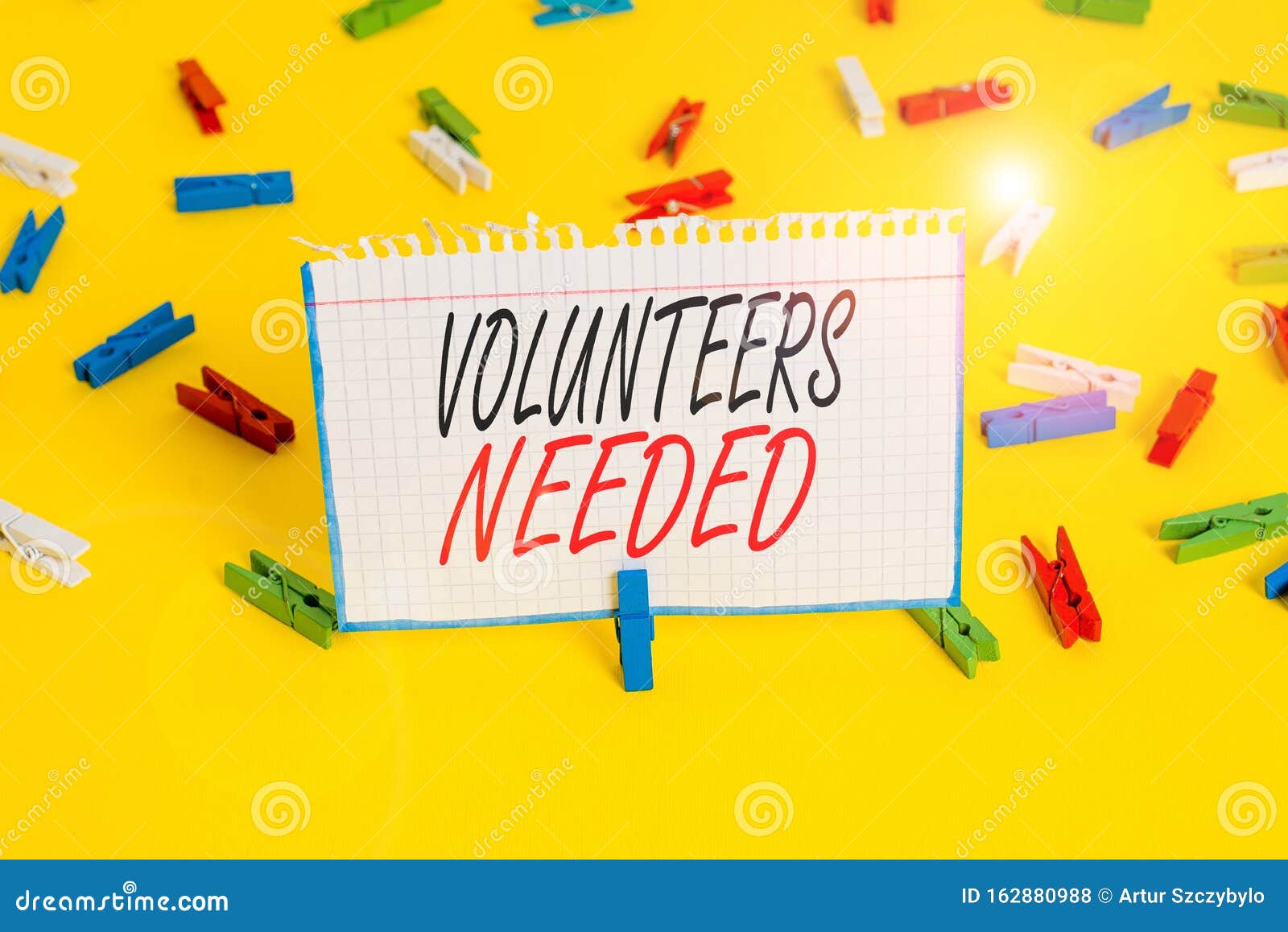 writing note showing volunteers needed. business photo showcasing need work or help for organization without being paid