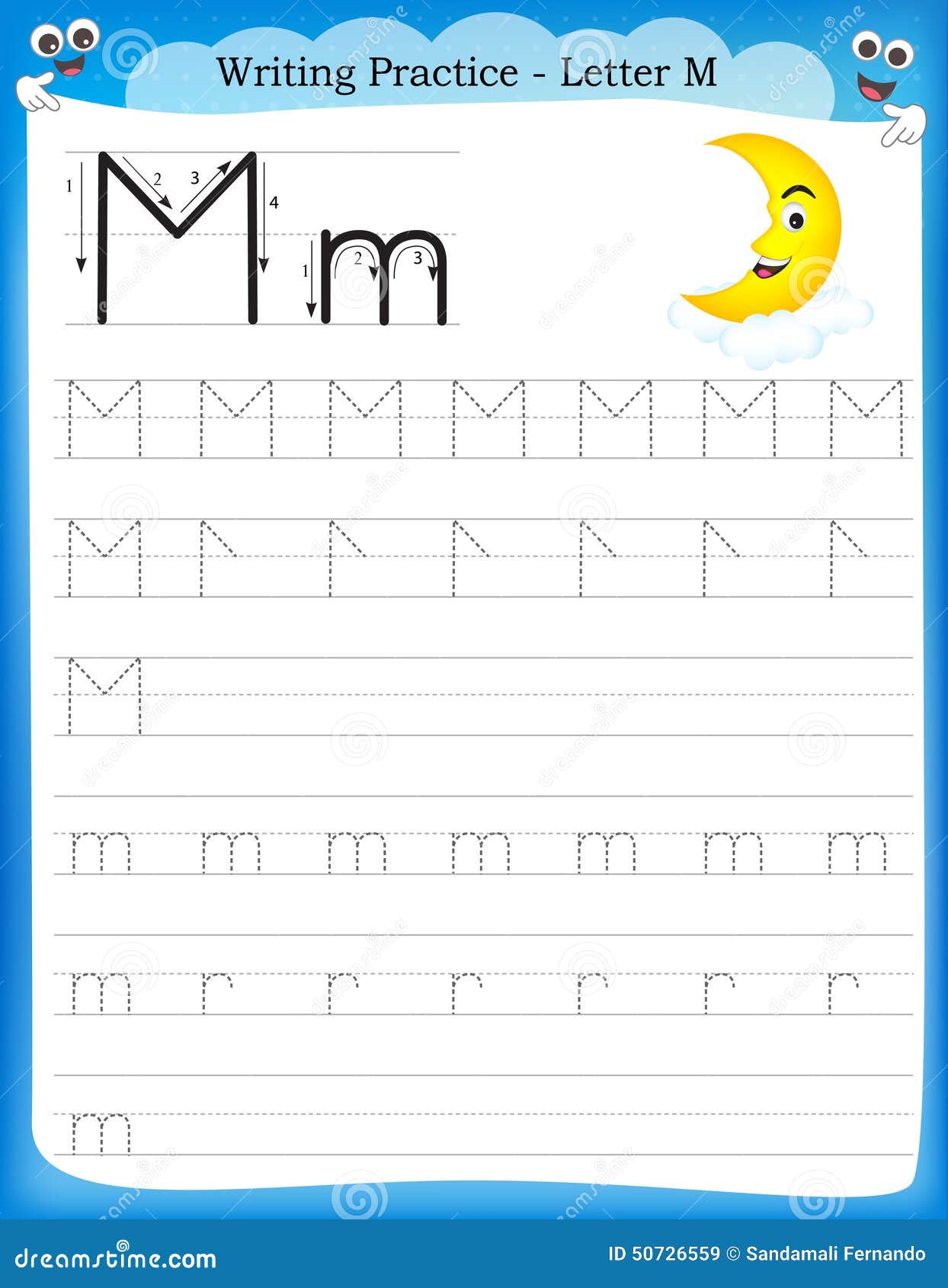 Uppercase and Lowercase Letters Tracing Worksheet