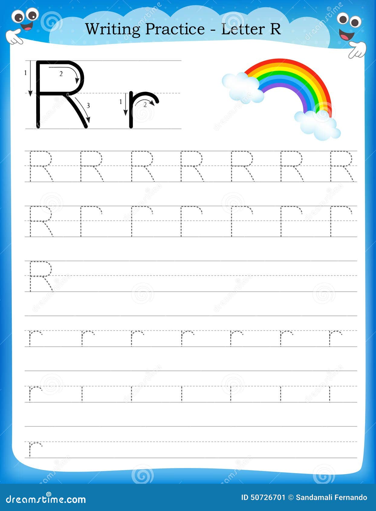 Cute Handwriting Practice Sheets, Printable Handwriting Worksheets,  Alphabet Writing Practice, ABC Letter Tracing, Improve Handwriting 