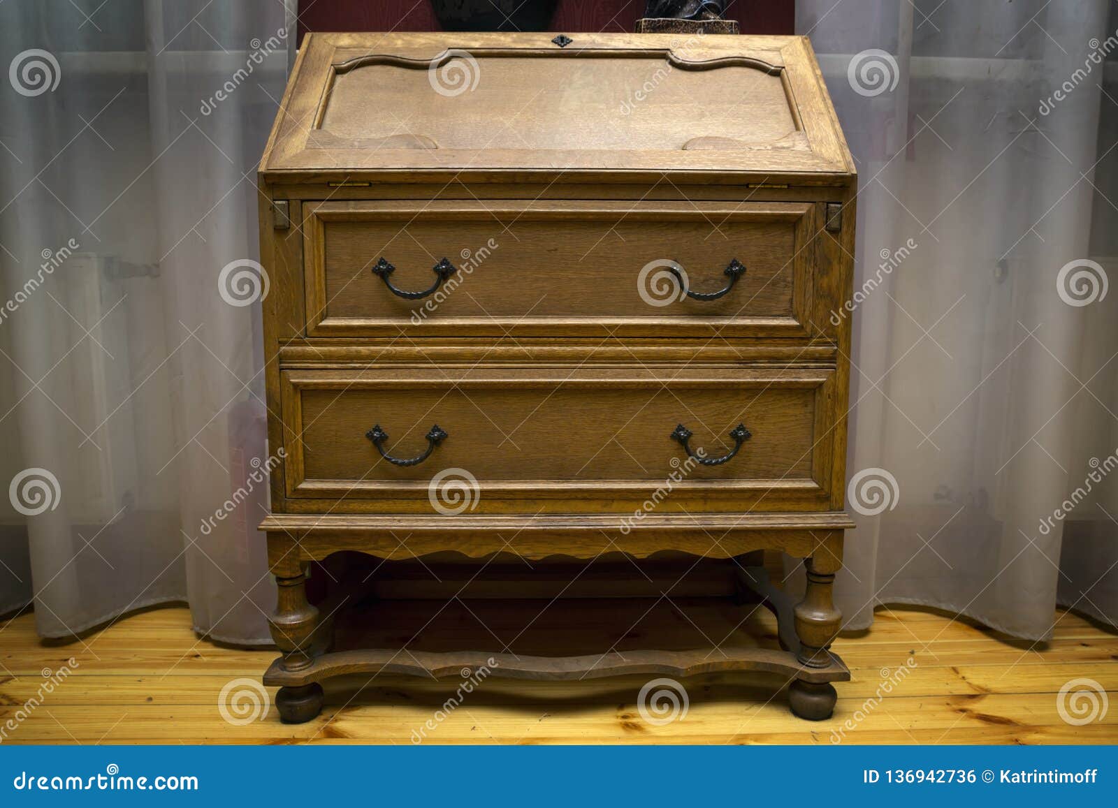 Written Old Dresser Stock Photo Image Of Decor Front 136942736