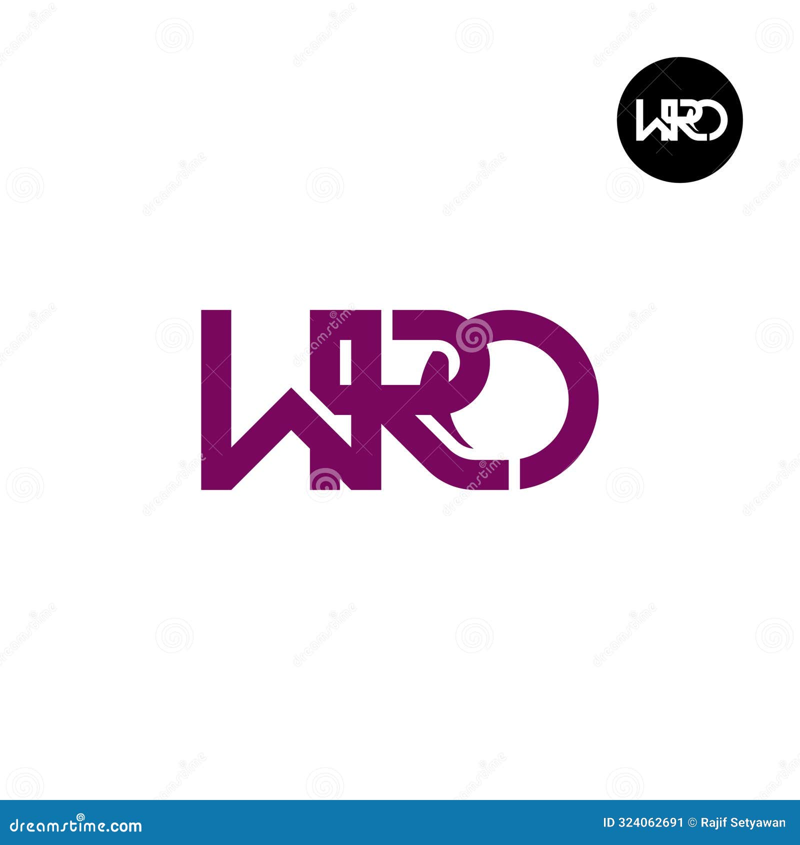 wro logo letter monogram 