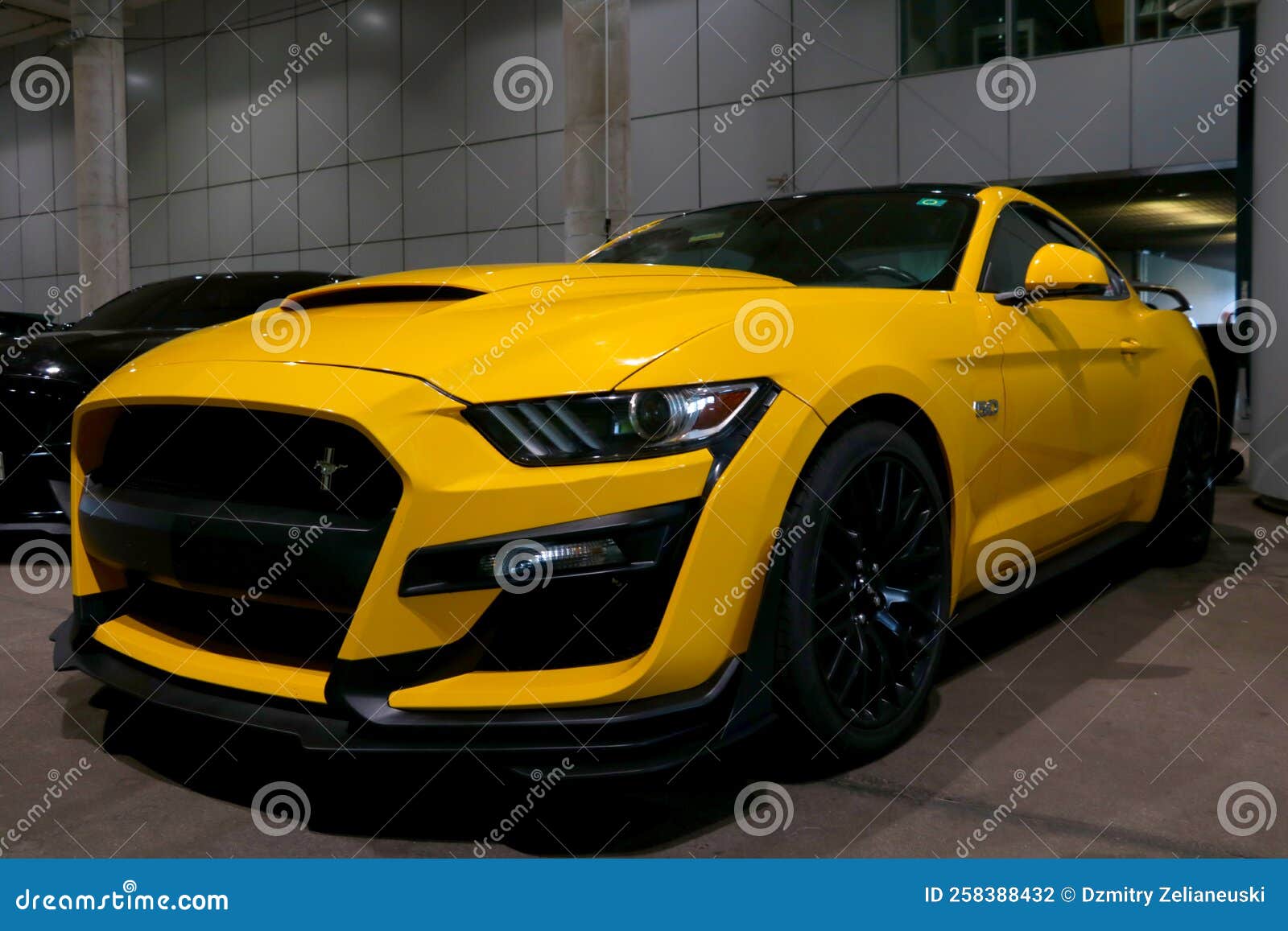 Wroclaw, Poland, August 23, 2021: View of a Modern and Powerful Yellow