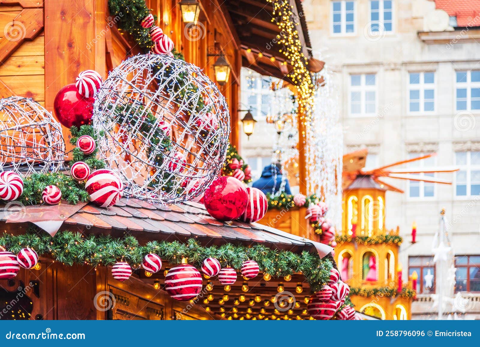 wroclaw, poland - traditional gingerbread on christmas market