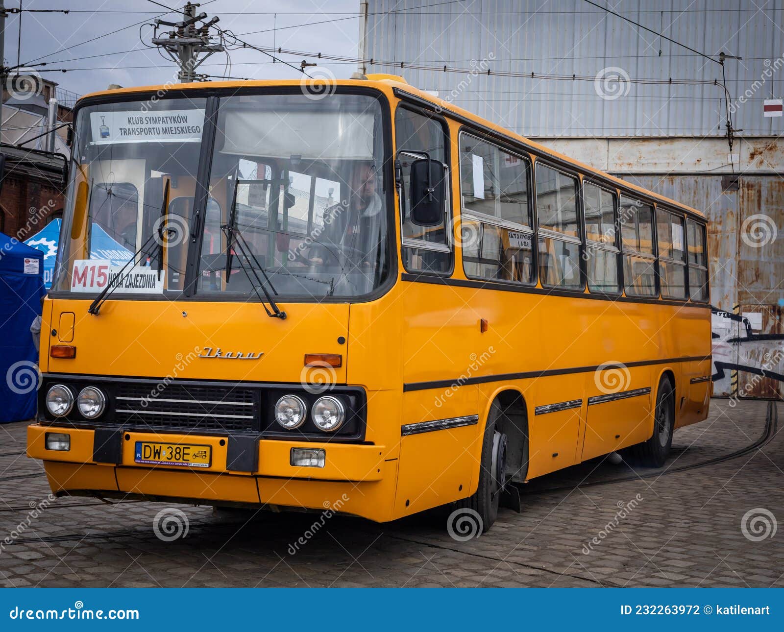 Bus Icarus front view. Front view of bus Ikarus. Hungarian transport.  Passenger transportation Stock Photo - Alamy