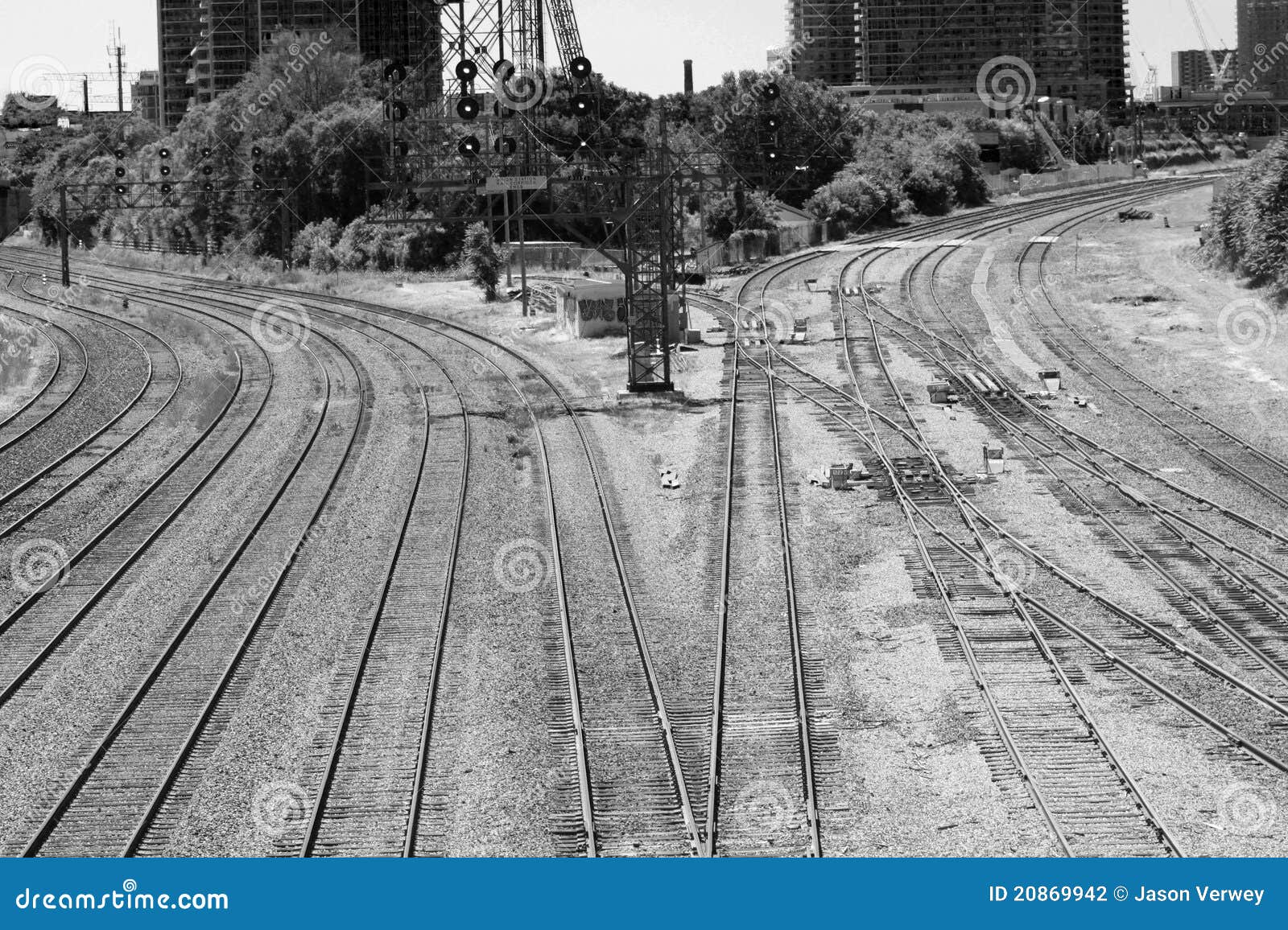 Wrong Side of the Tracks stock photo. Image of canada ...