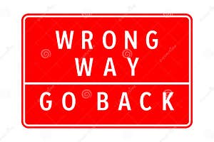 Wrong Way Road Sign Royalty Free Cartoon CartoonDealer 166895153 Wrong Way Road Sign Royalty Free Cartoon CartoonDealer 166895153