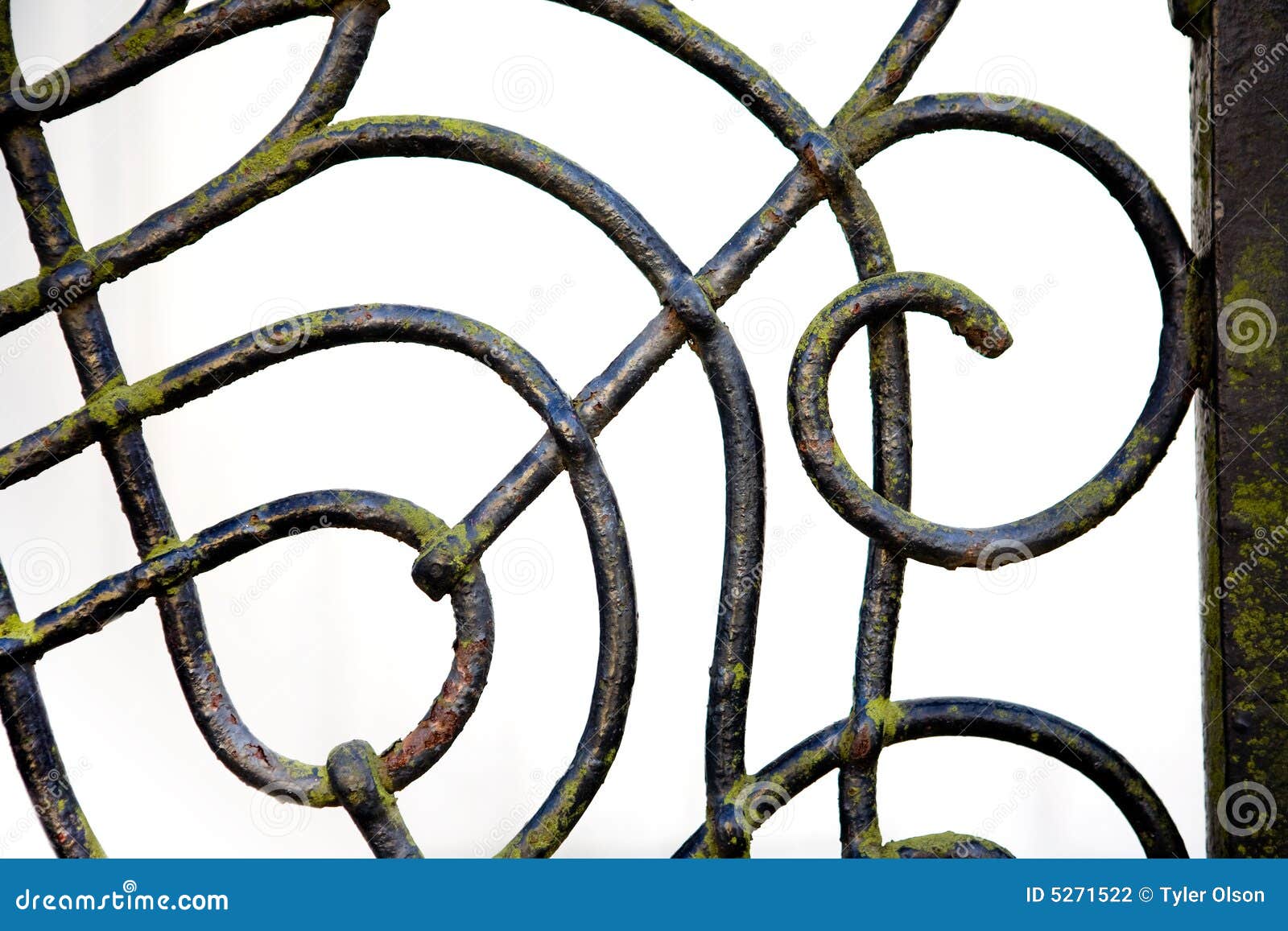 Wrought Iron stock photo. Image of detail, white, wrought 5271522