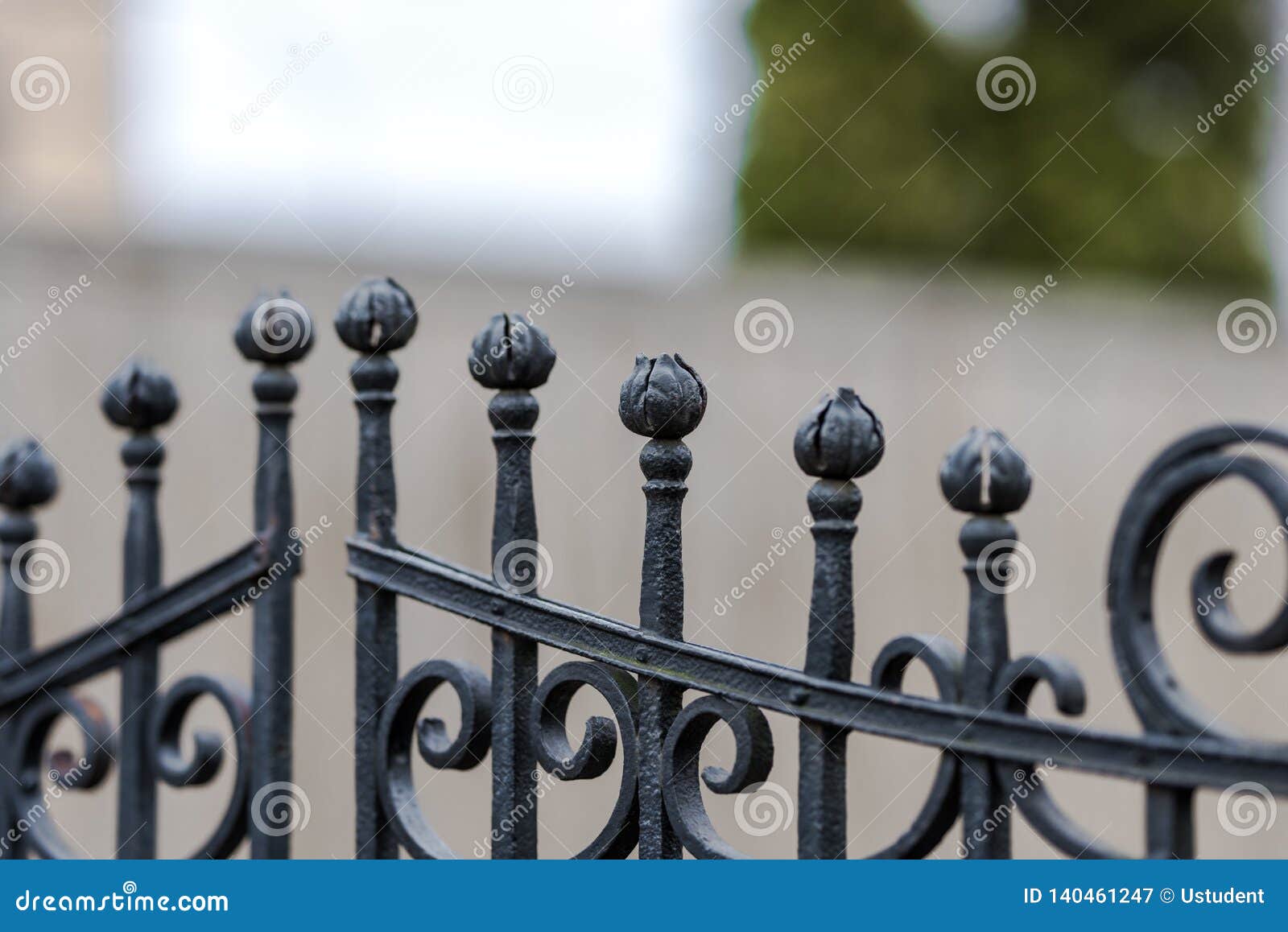 Wrought Iron Fences Decorations Stock Image Image Of