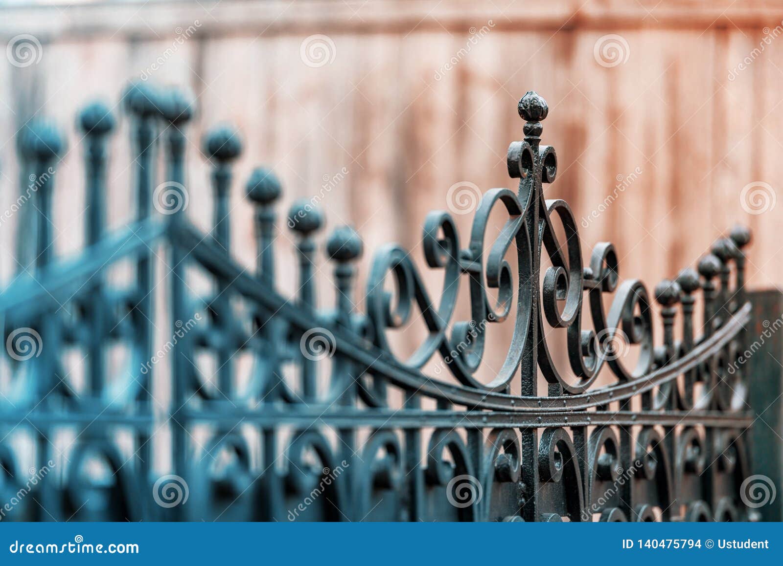 Wrought Iron Fences Decorations Stock Photo Image Of