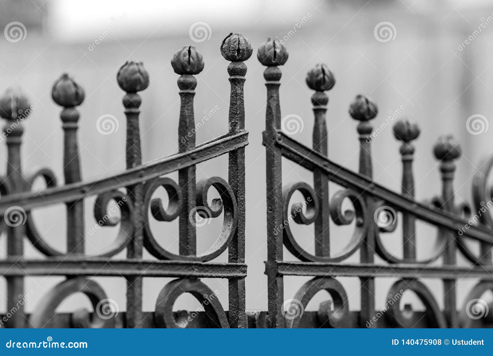 Wrought Iron Fences Decorations Stock Photo Image Of Iron