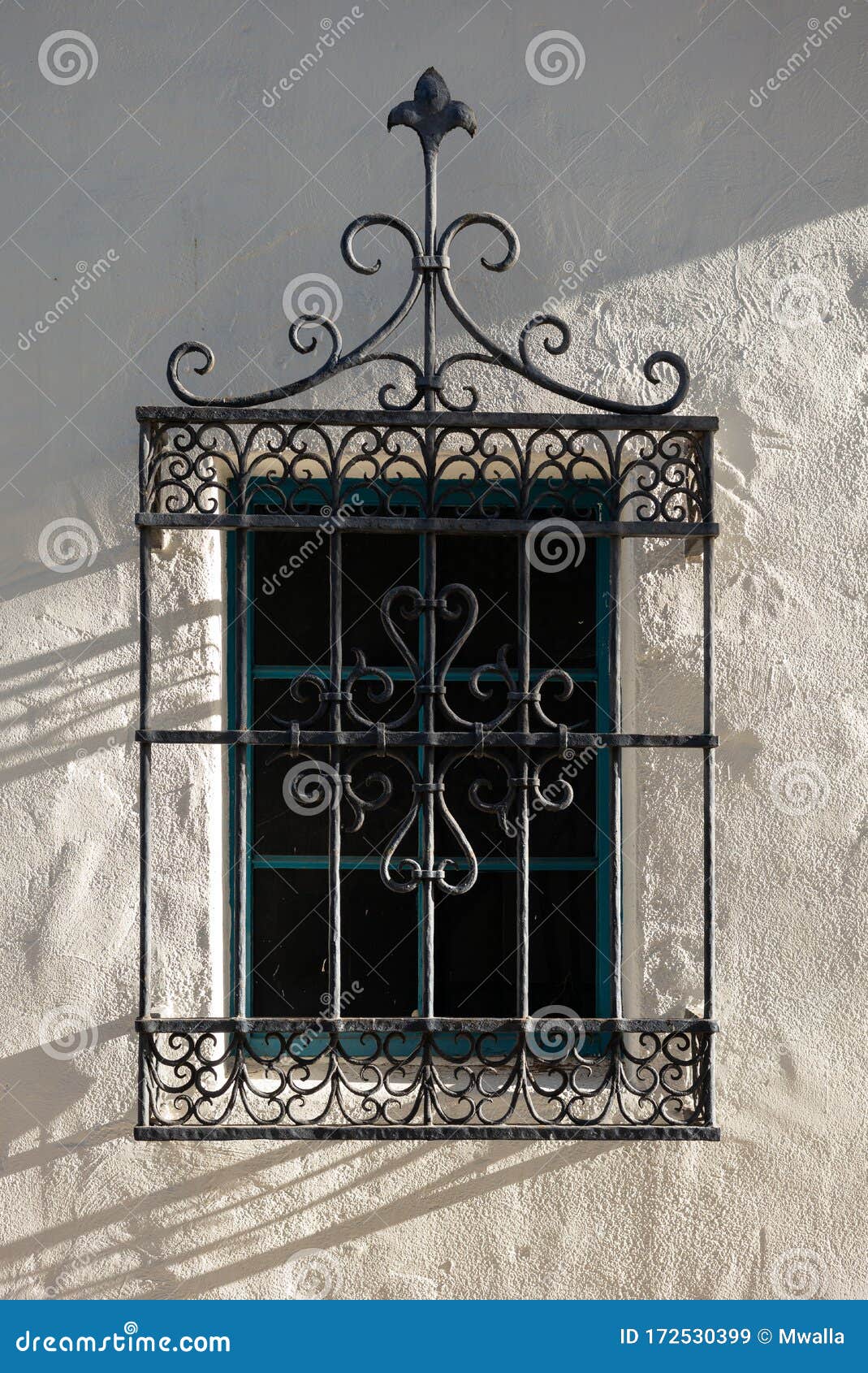 sso16 Wrought Iron Spanish belly Window Grill 
