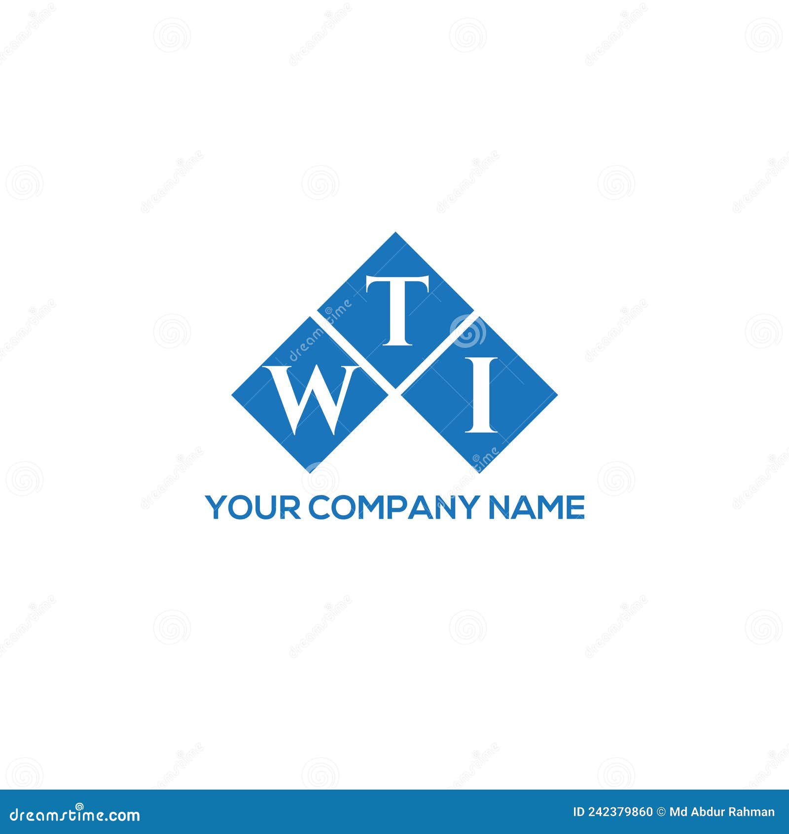 wti letter logo  on white background. wti creative initials letter logo concept. wti letter 