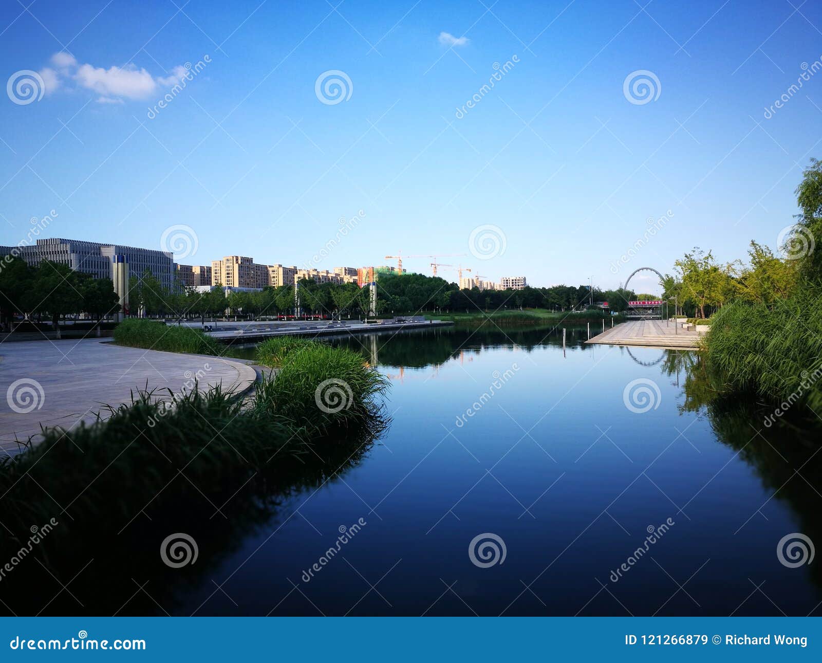 The Wuhu Center Garden Under The Sun Editorial Stock Image Image