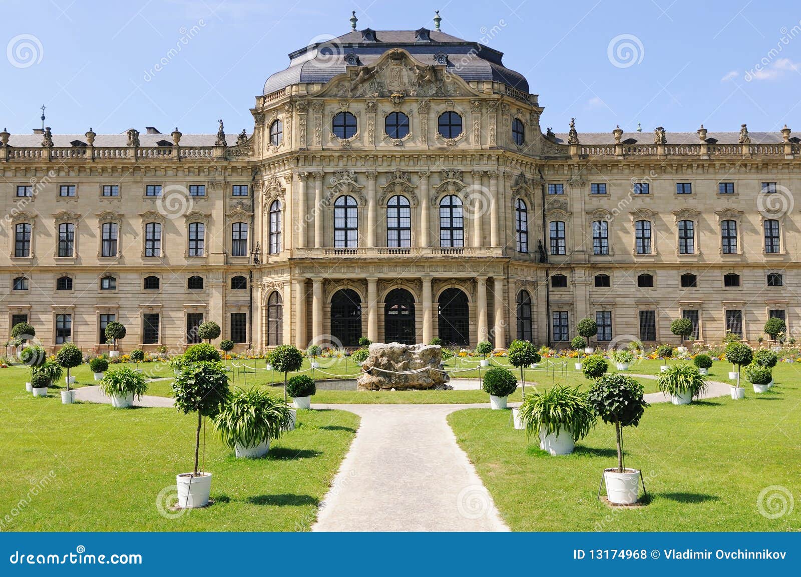Wurzburg Residenz stock photo. Image of style, germany 13174968