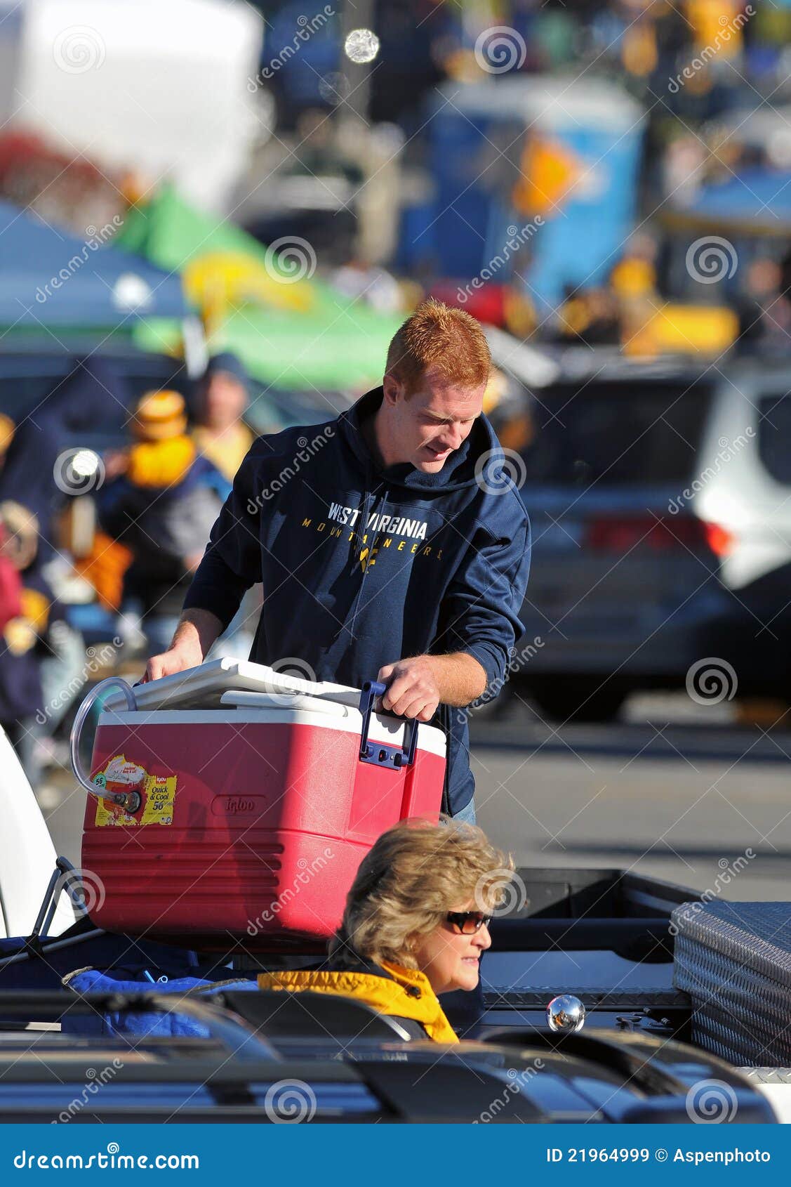 WVU tailgate editorial stock image. Image of west, athlete 21964999