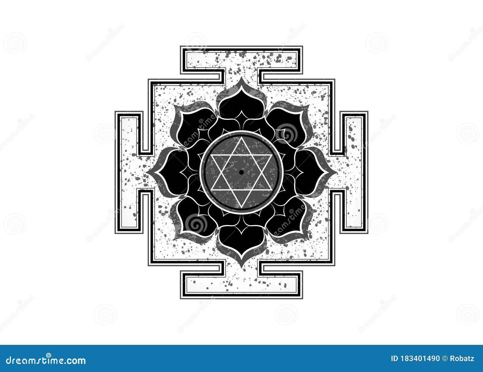 Yantra cũ từ lâu đã được sử dụng như một biểu tượng của tâm linh. Hình ảnh này chứa đựng nhiều ý nghĩa sâu xa, giúp ta nâng cao tinh thần và truyền cảm hứng. Những nét vẽ tinh tế và phức tạp sẽ khiến bạn say mê ngay từ lần đầu tiên.