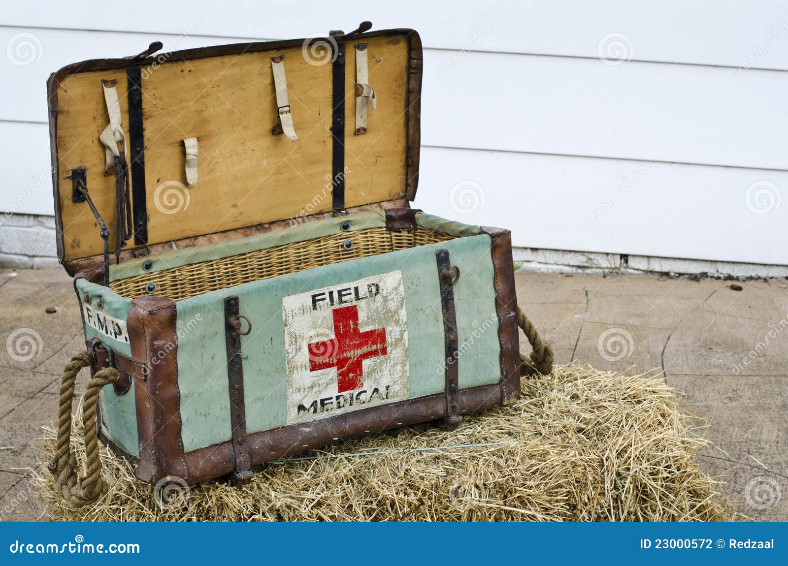WW1 Field Medical Supply Box Editorial Photography Image of safety