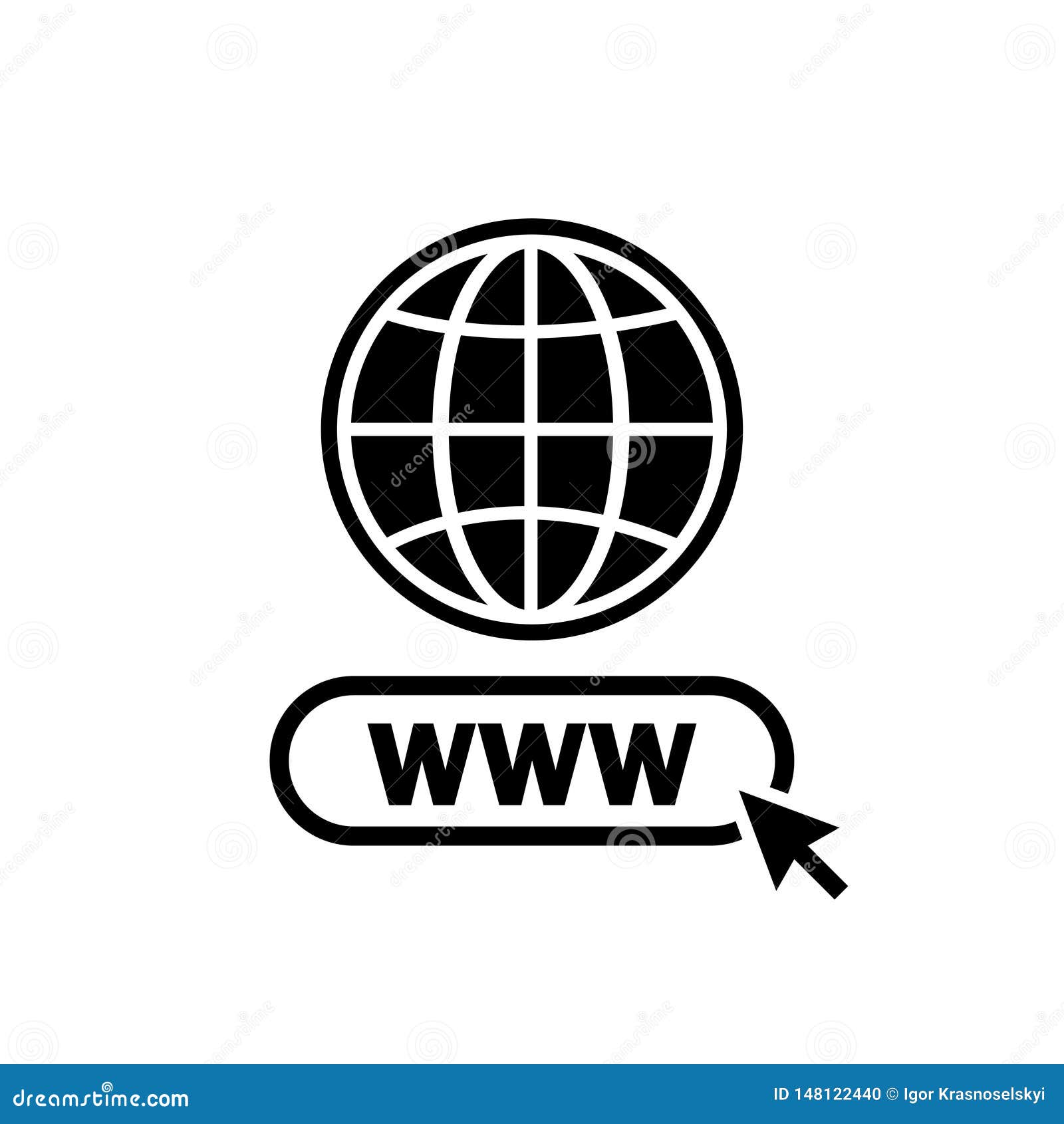 www. internet icon. www search bar icon. website icon