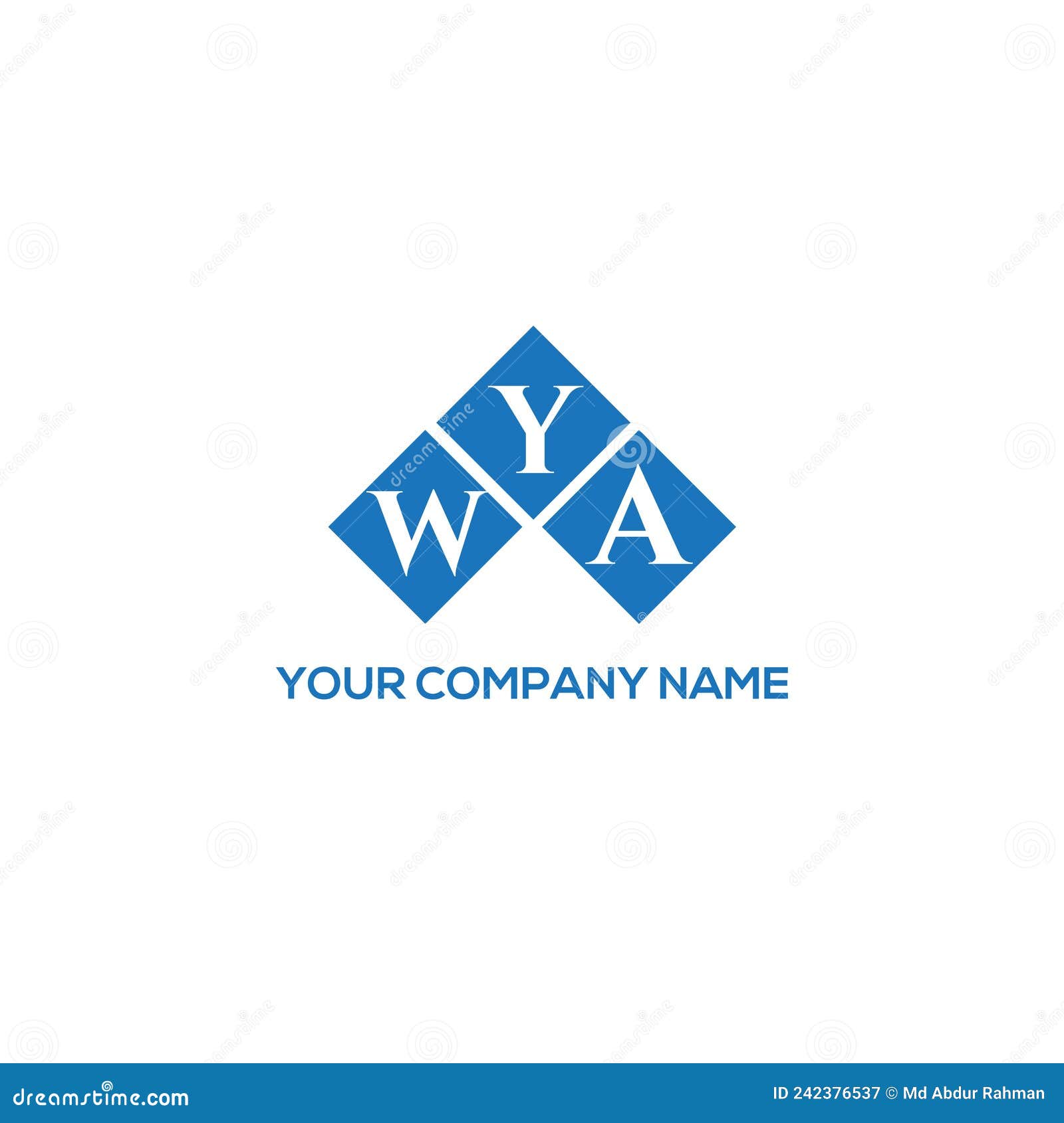 wya letter logo  on white background. wya creative initials letter logo concept. wya letter .wya letter logo  on
