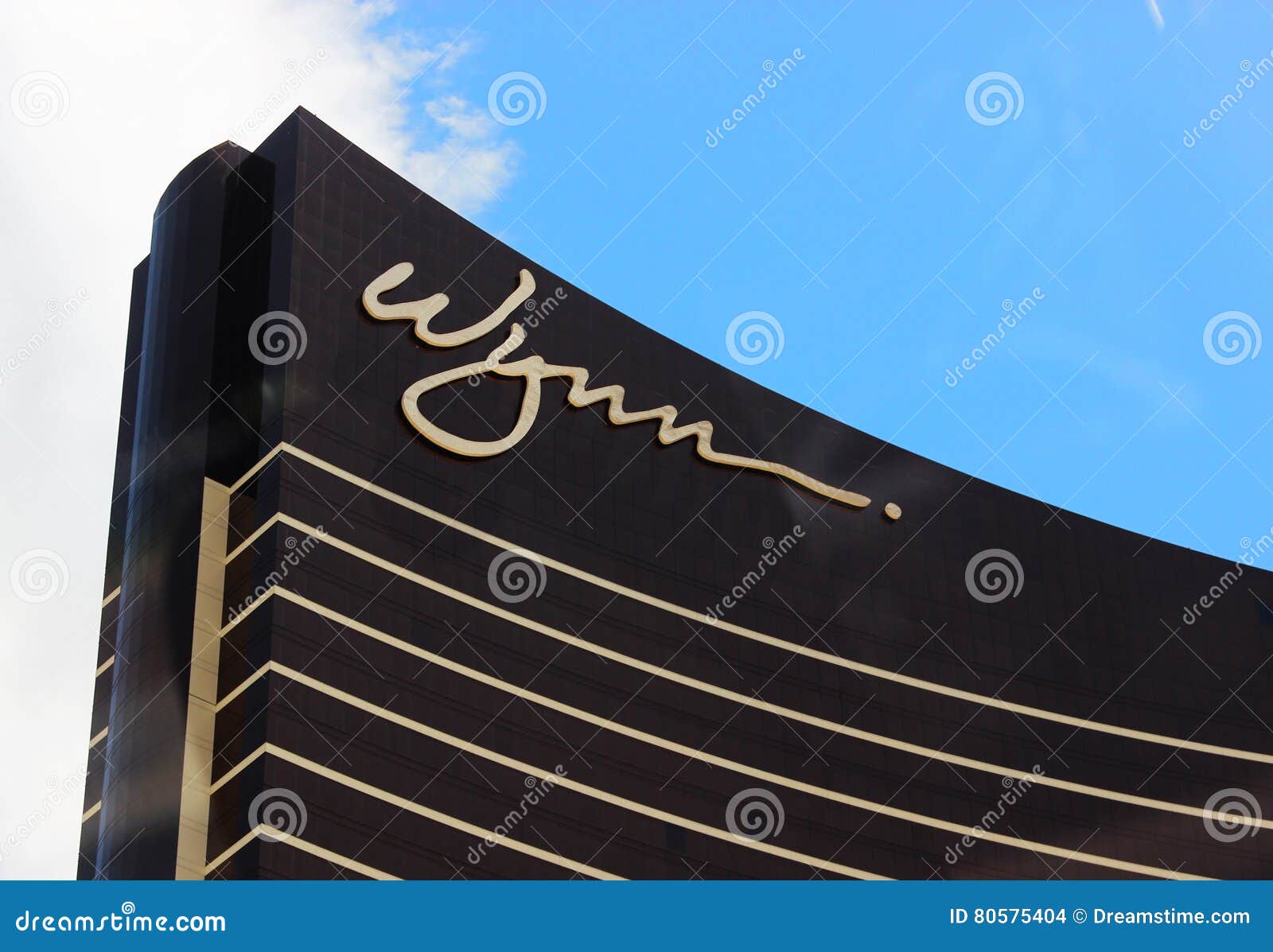 Wynn Hotel Las Vegas editorial stock image. Image of hotel 80575404