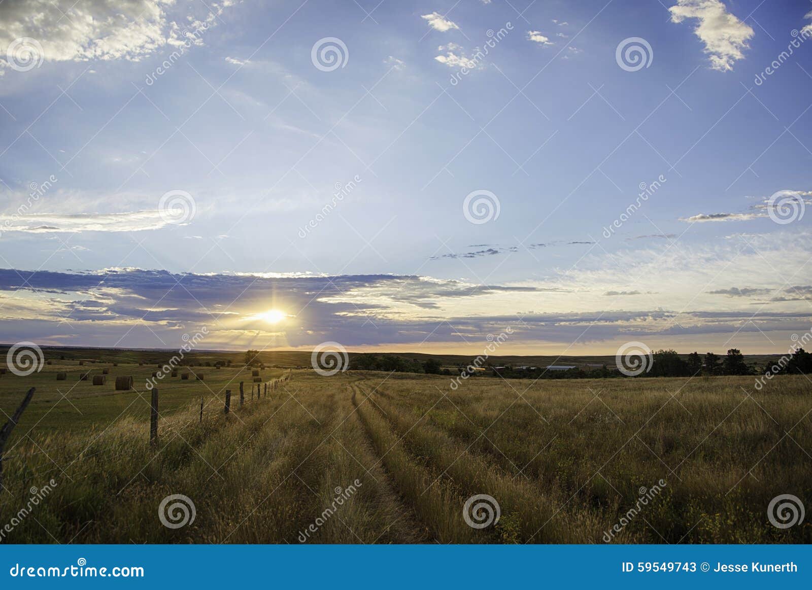 wyoming landscape at sunrise