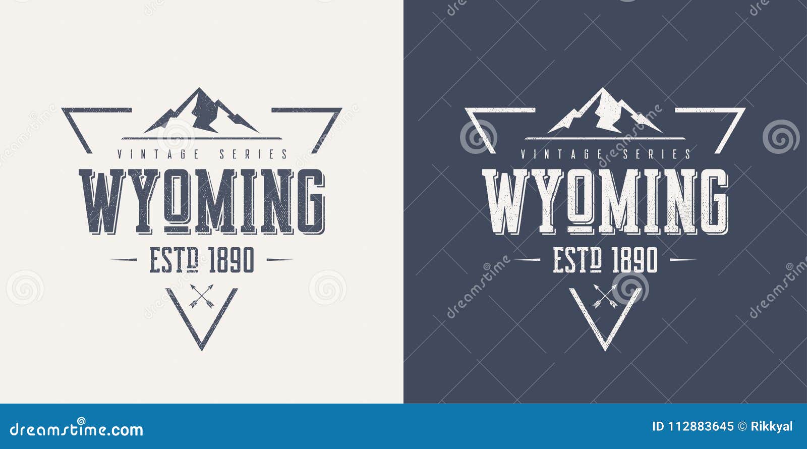 wyoming state textured vintage  t-shirt and apparel 