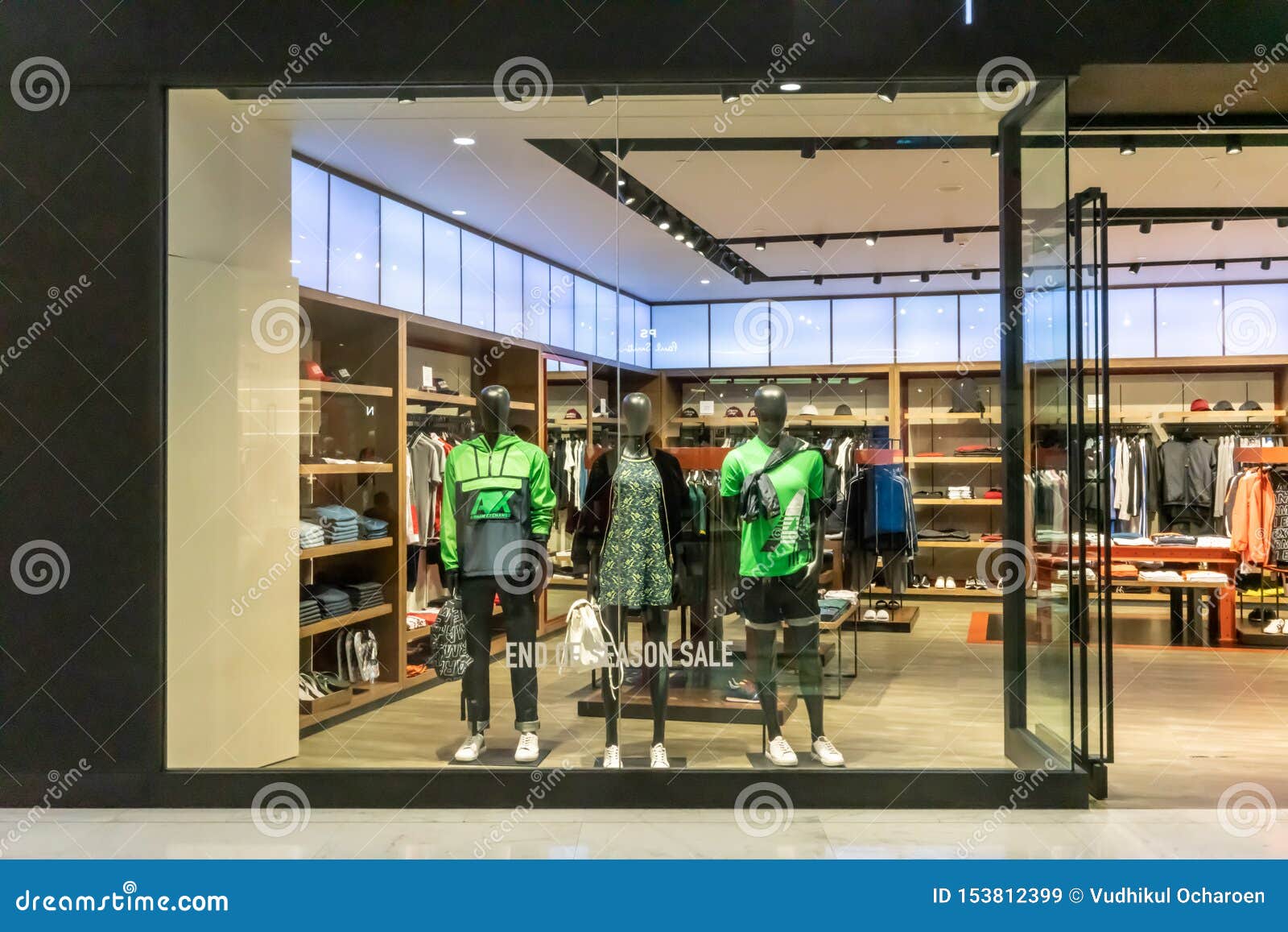 A|X Armani Exchange at Emquatier, Bangkok, Thailand, July 7, 2019 Editorial  Stock Image - Image of mannequin, active: 153812399