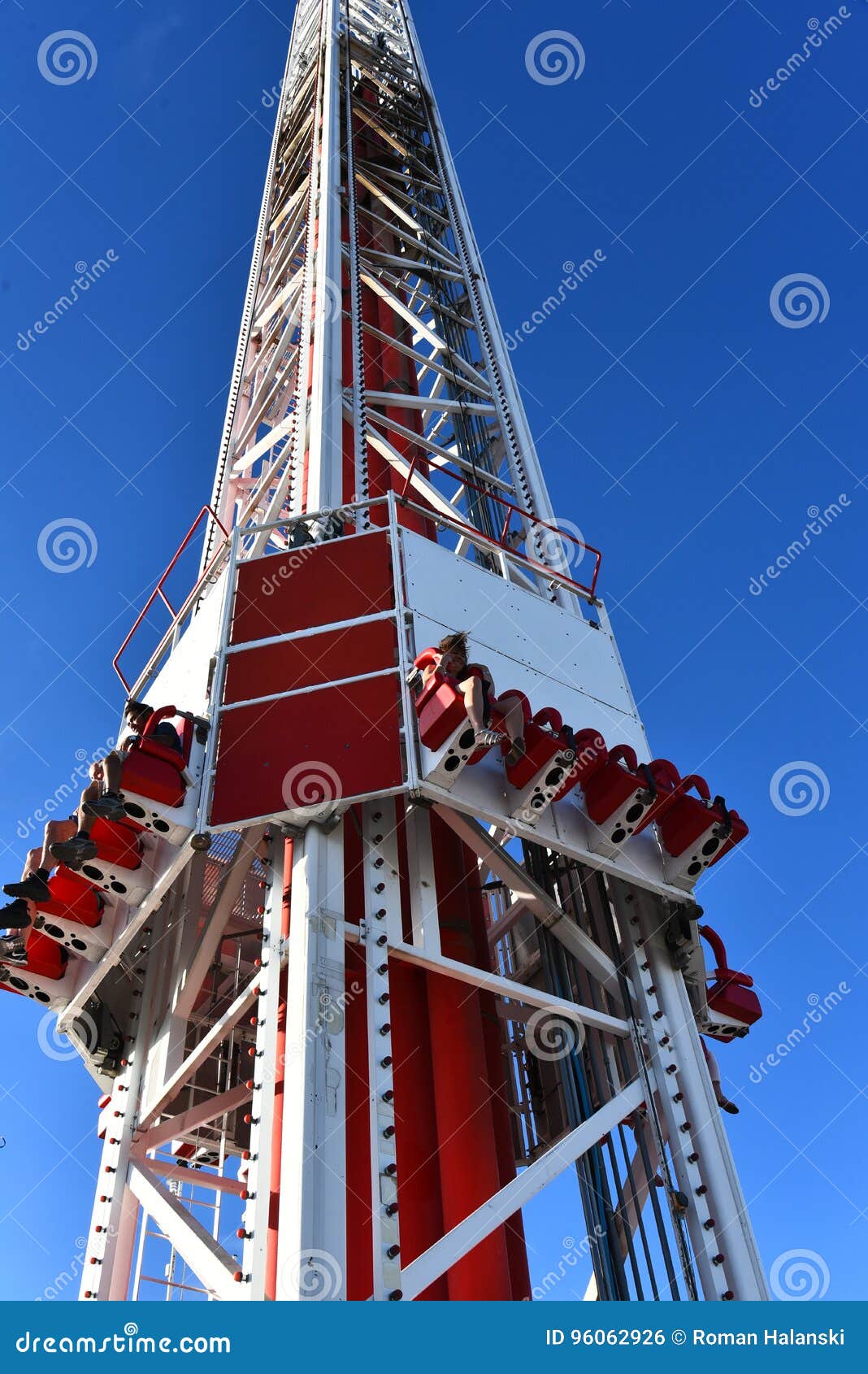 Big Shot Thrill Ride, Stratosphere Las Vegas Stock Photo - Alamy