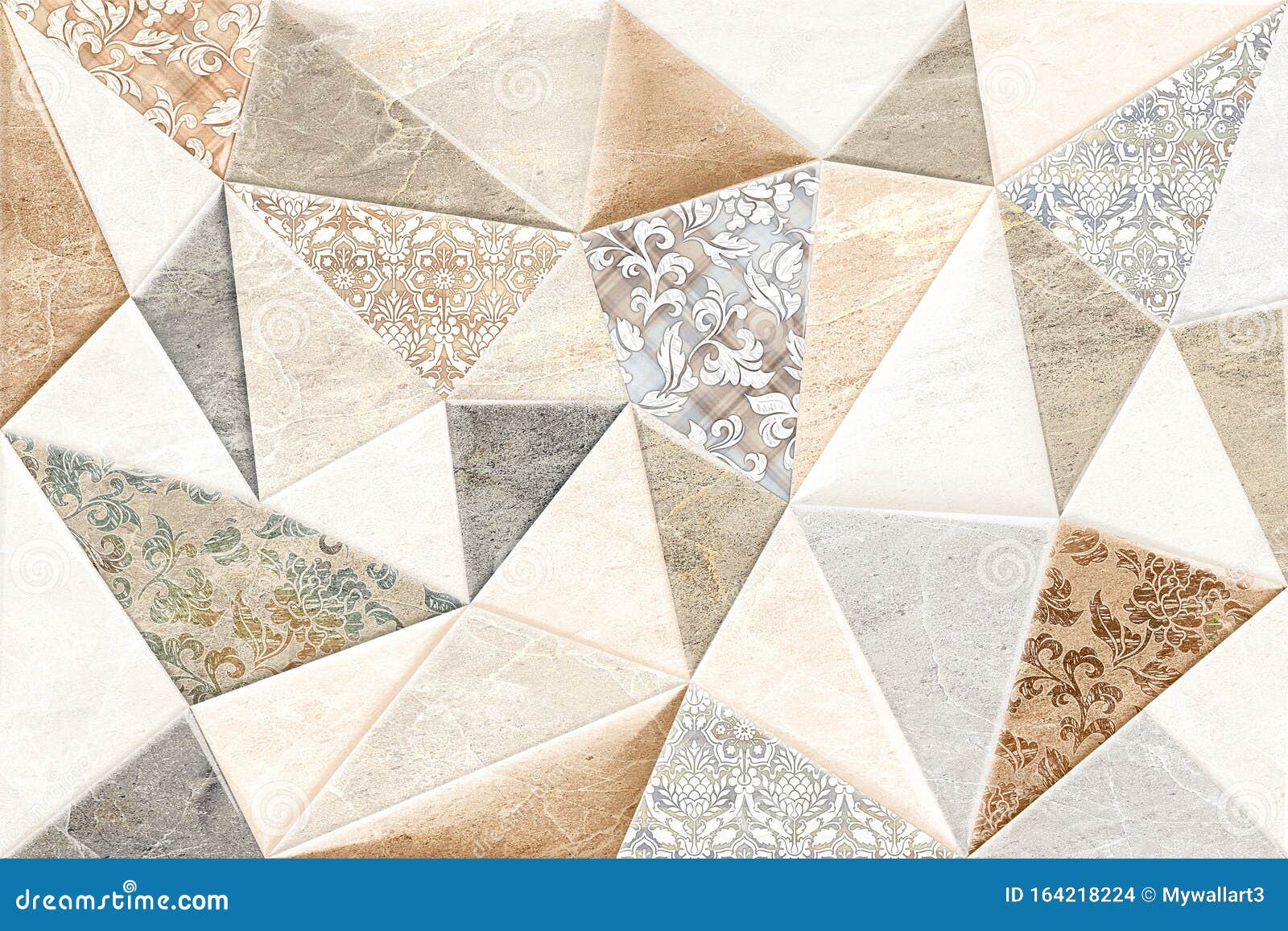 Seamless Background for Ceramic Wall Tiles Design Stock Photo Image