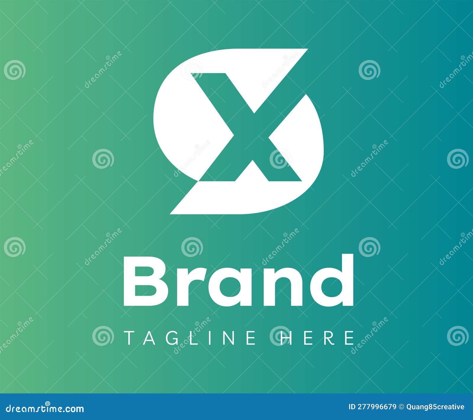 Letter X Logo Design. Letter X with Chat Logo Stock Vector