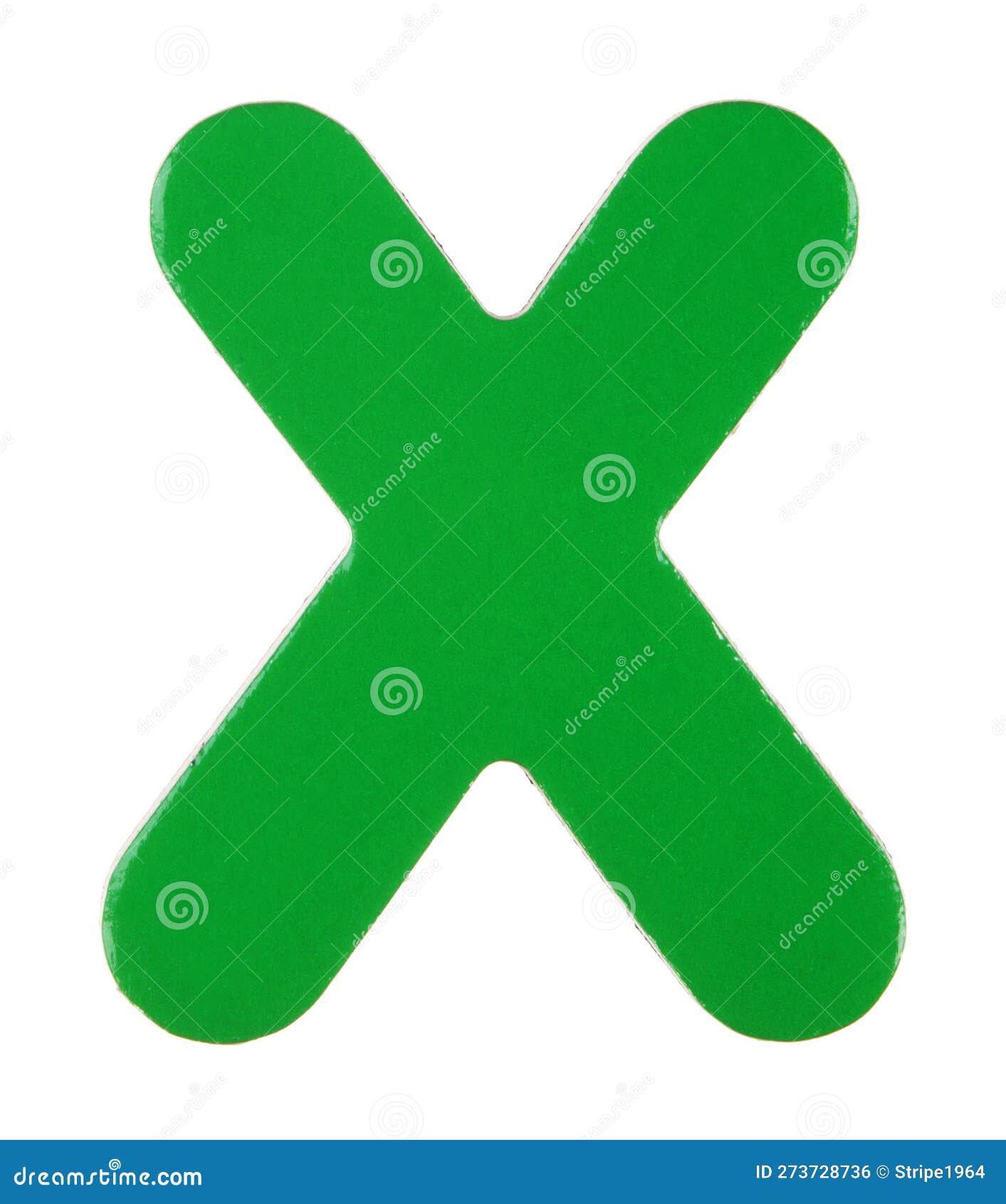 X Letter on White with Clipping Path Stock Photo Image of