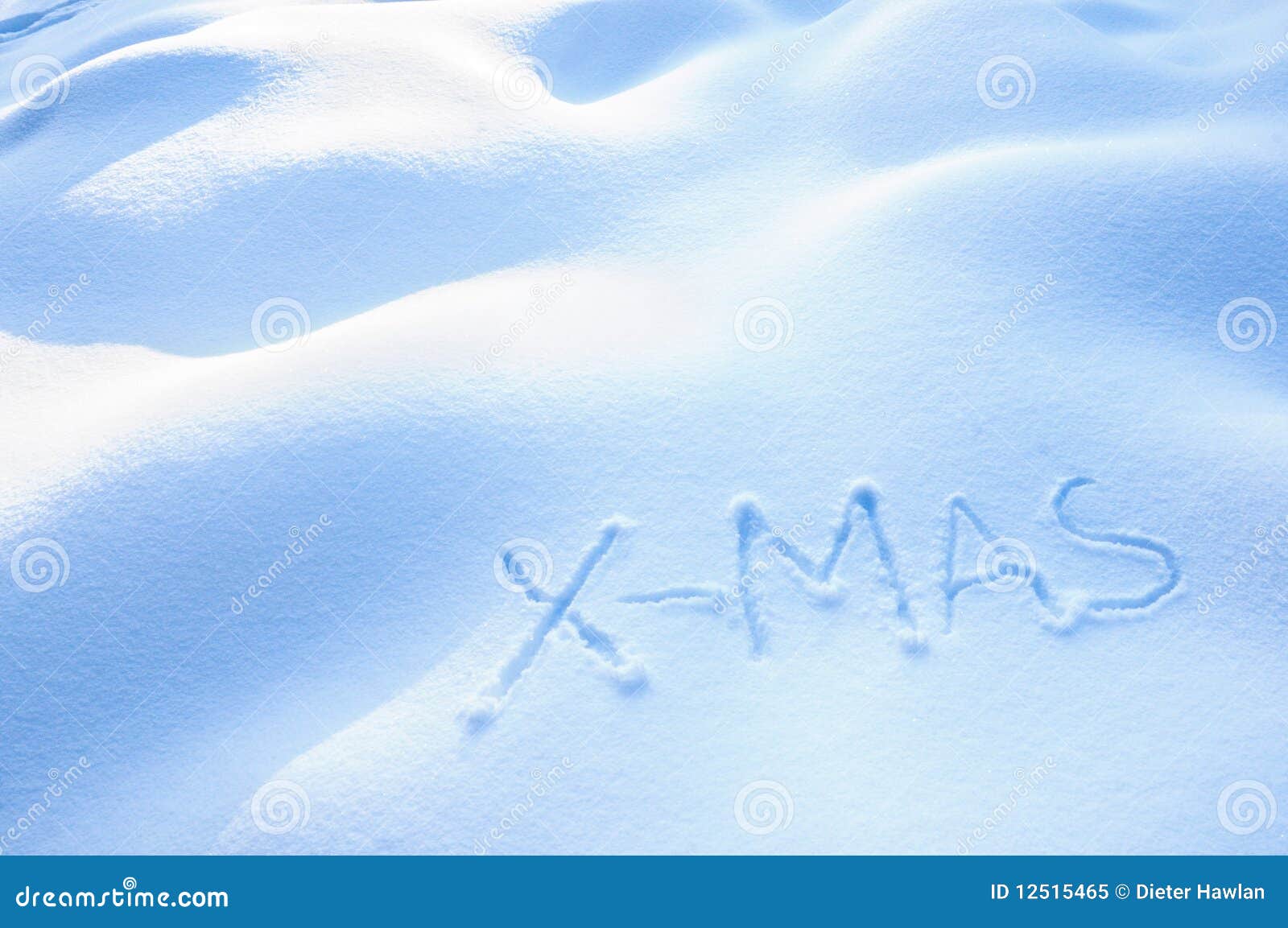 x-mas in snow