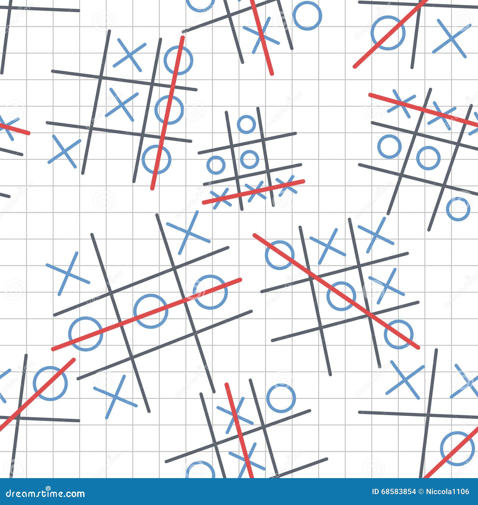 X and O Background stock vector. Illustration of isolated 68583854