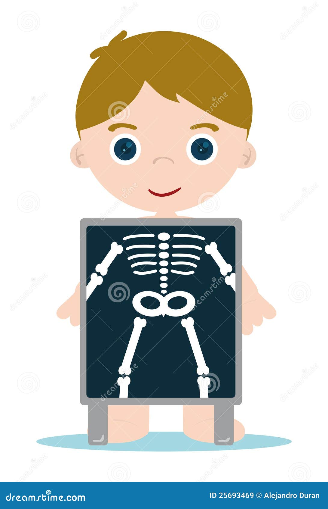 how do you xray a child