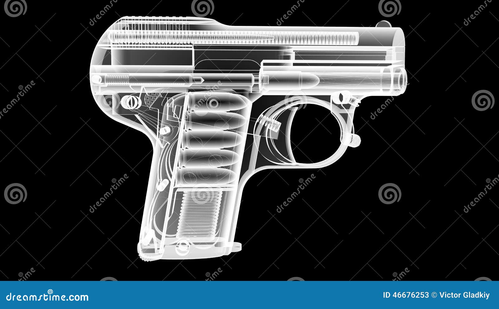 X Ray Gun stock illustration. Illustration of radiography 46676253