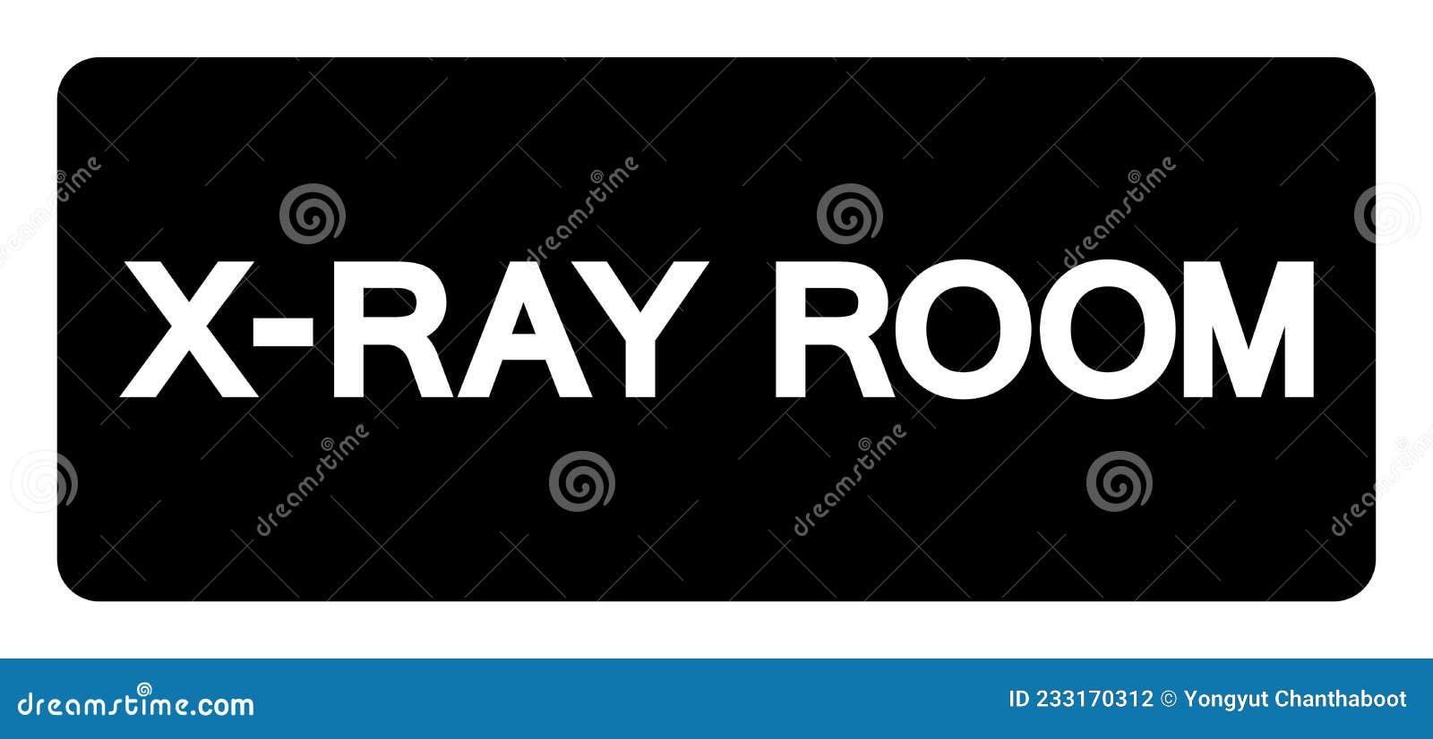 XRay Room Symbol Sign, Vector Illustration, Isolate on White