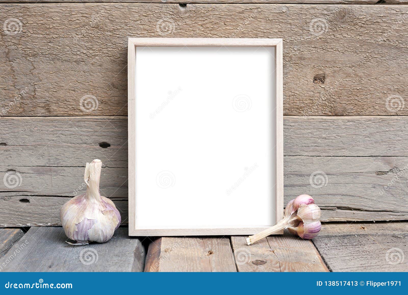 Download 8x10 Thin Box Frame Mockup On A Wooden Background Stock ...
