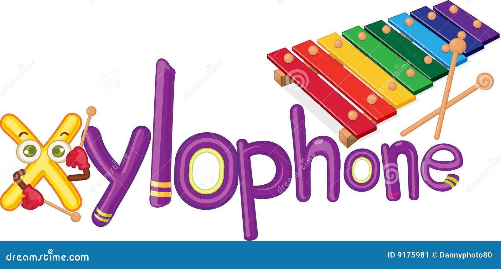 Xylophone American Sign Language – Asl flashcard: xylophone