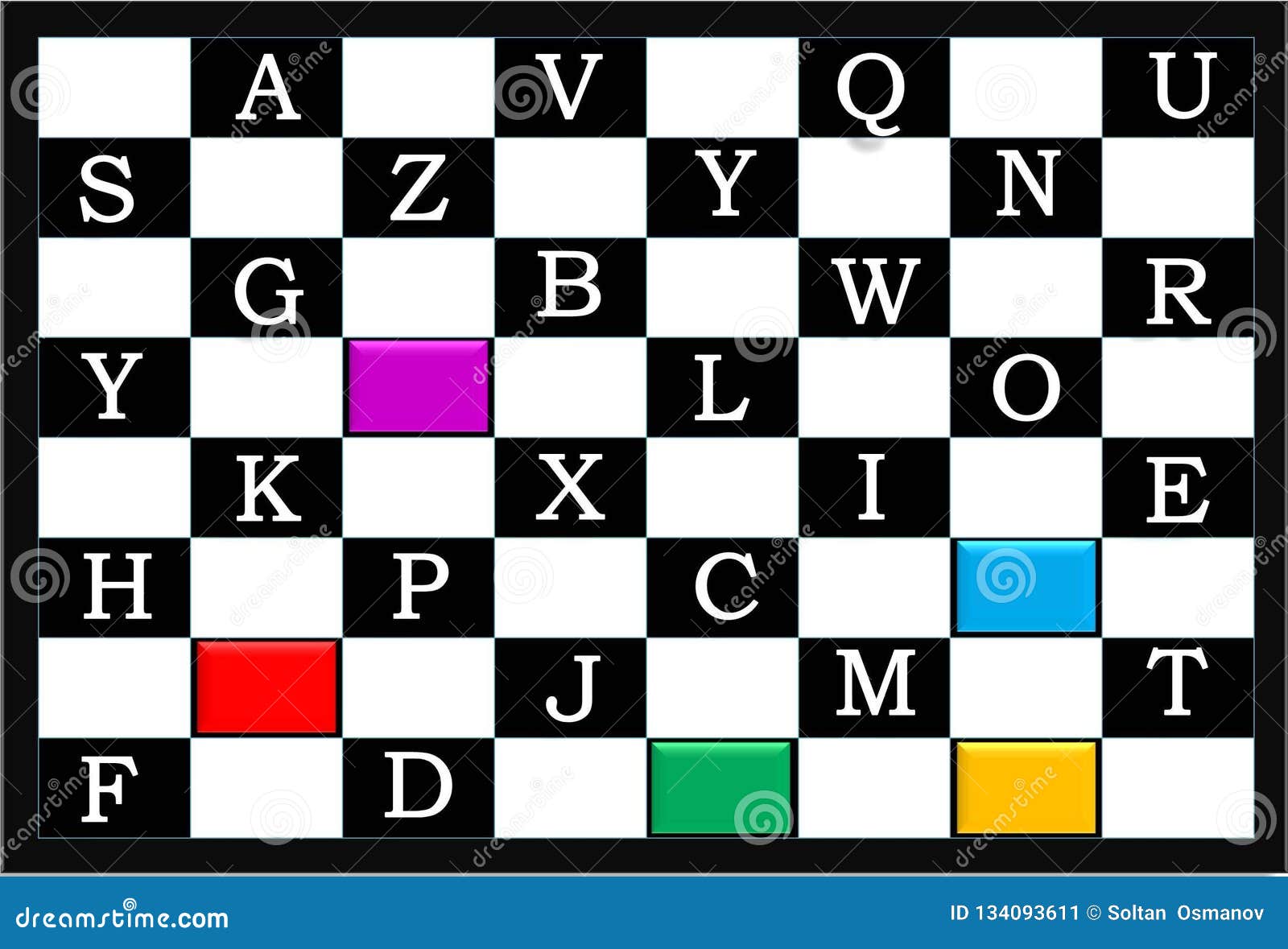 alfabeto xadrez vermelho para imprimir