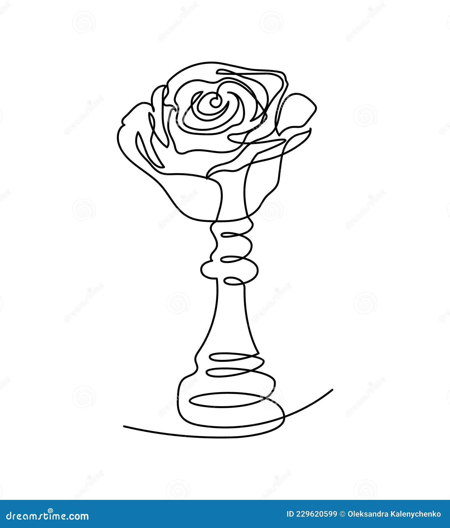 Xadrez Rei Com Rosas De Uma Linha. Desenho Em Linha Contínua De Peças De  Xadrez Com Flores. Ilustração do Vetor - Ilustração de tabuleiro, amor:  229620599