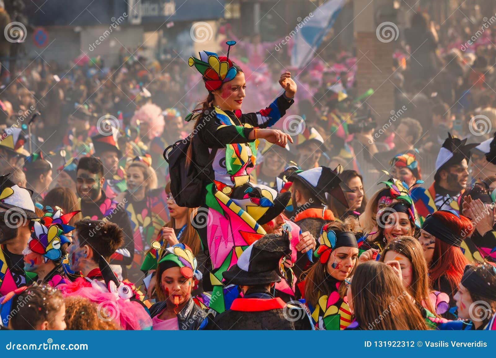 Carnival Parade in Xanthi, Greece Editorial Photography - Image of ...