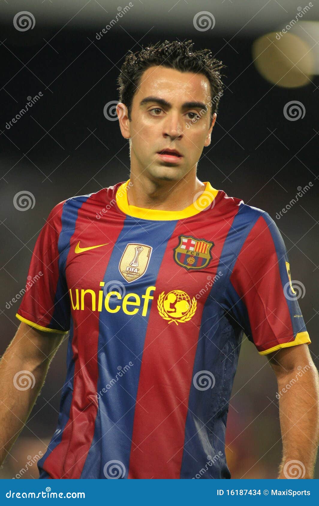 Xavi Hernandez Of Barcelona Editorial Stock Image Image Of Champion Division 16187434 