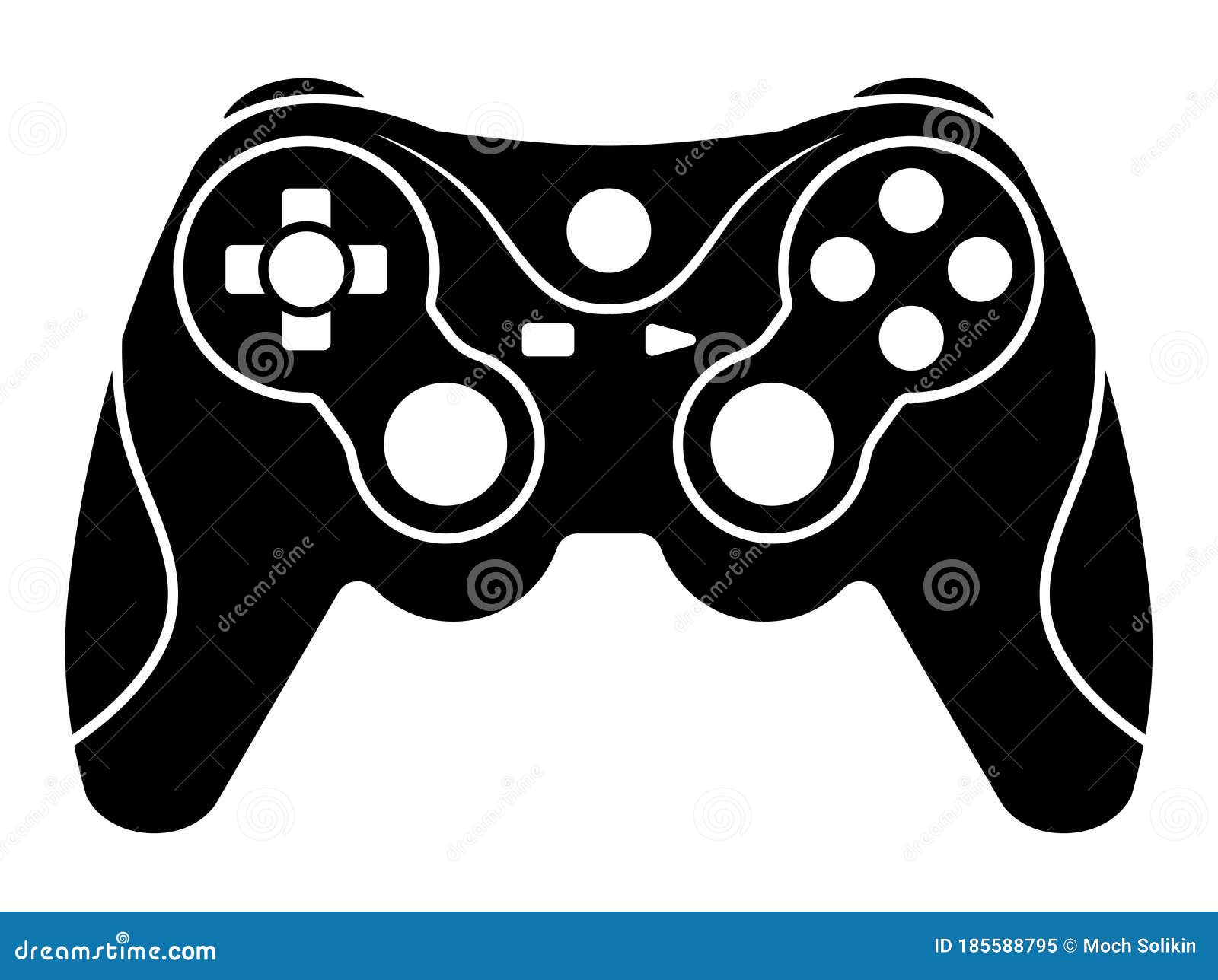 xbox video game controllers or gamepad flat icon for apps and websites