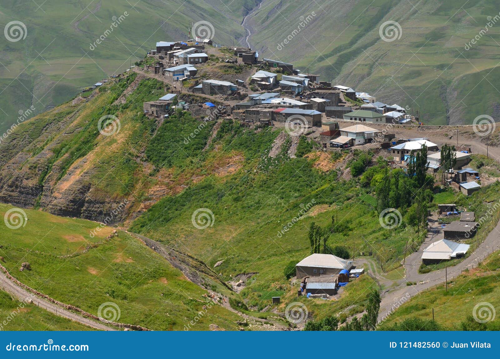 xinaliq, azerbaijan, a remote mountain village in the greater caucasus range