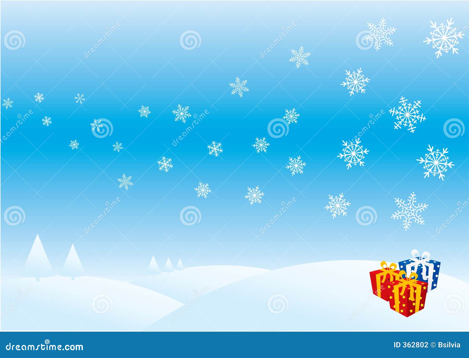 Xmas background stock illustration. Image of frost, santa 